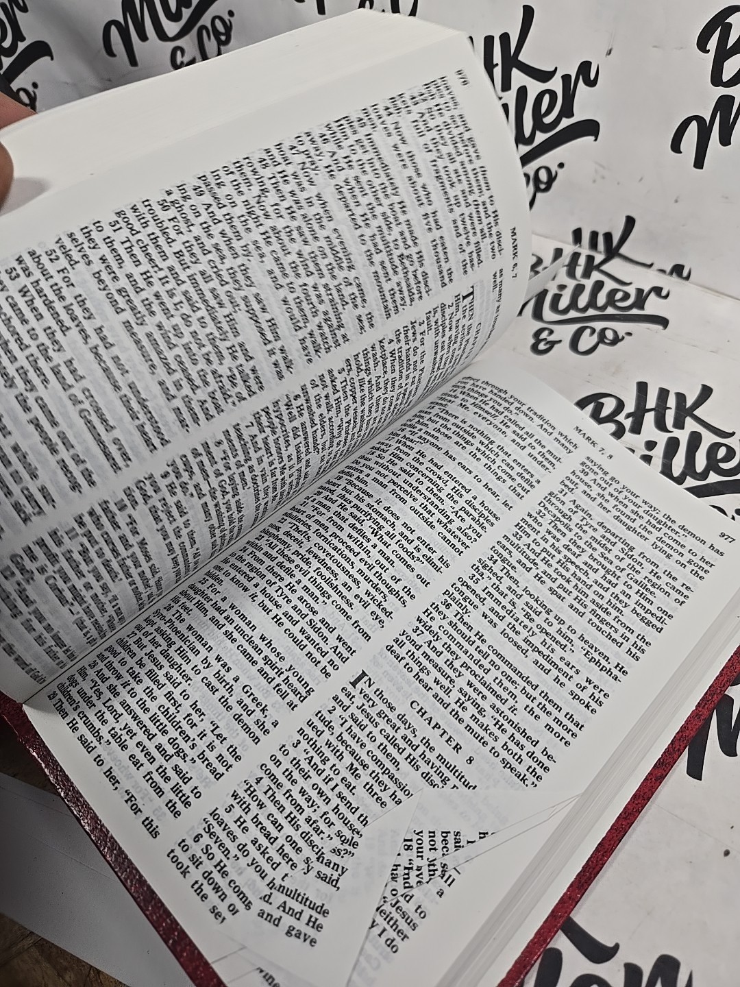 Holy Bible Authorized King James Version by Gideons, Hardcover,