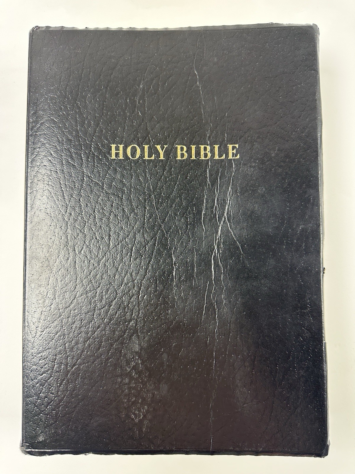 Holy Bible, KJV, Super Giant Print Reference Edition, 10.5” Inch, Holman, 1996