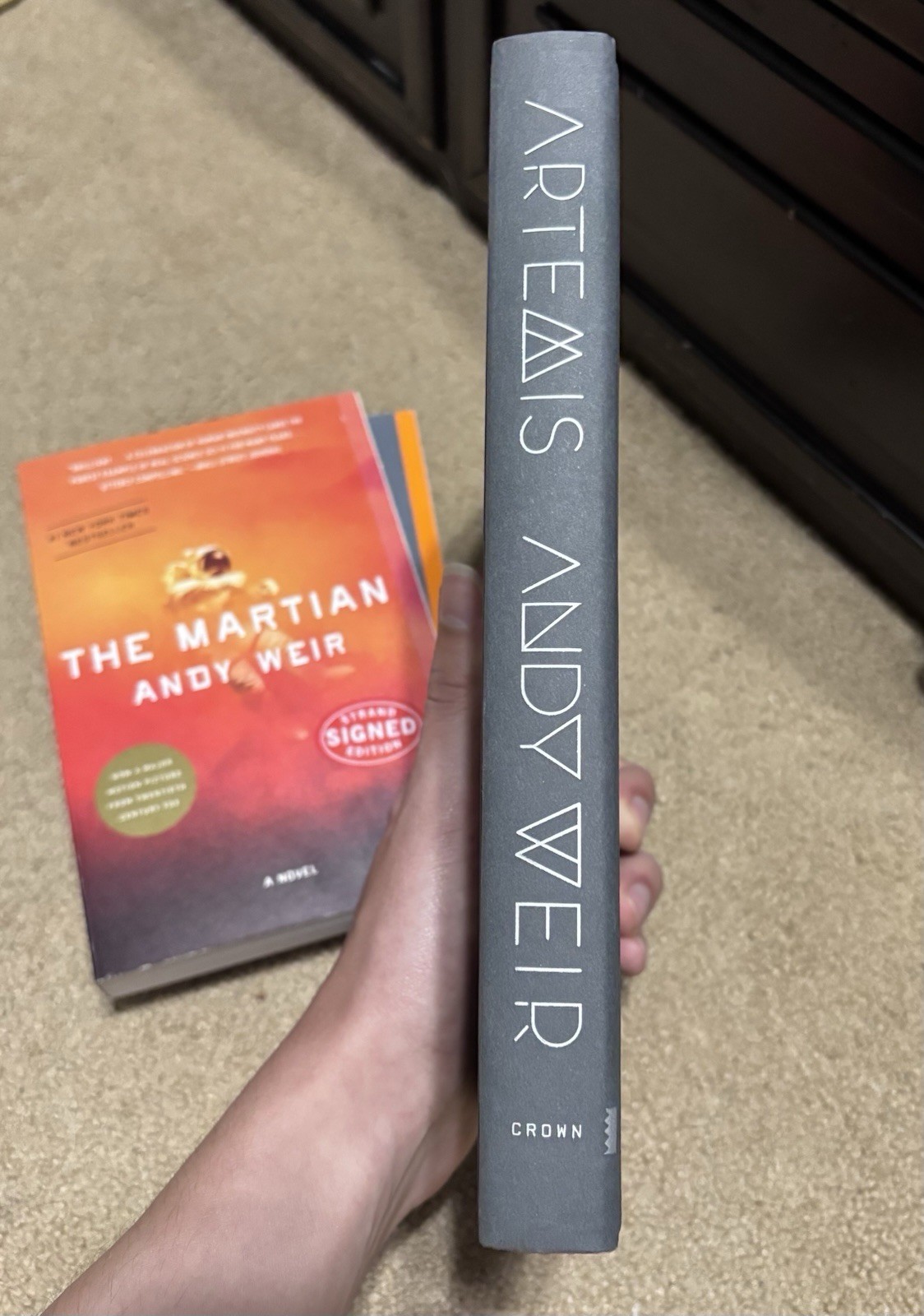 Andy Weir Artemis & The Martian SIGNED 1st Ed Mixed Lot (3 Books)