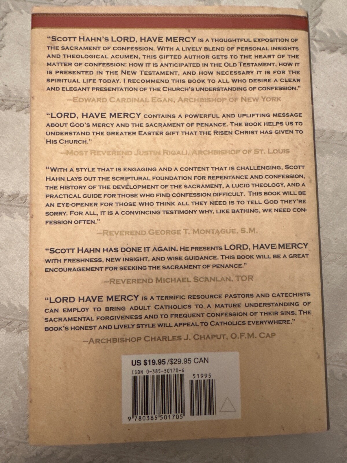 Lord, Have Mercy : The Healing Power of Confession – Scott Hahn 2003 1st Edition