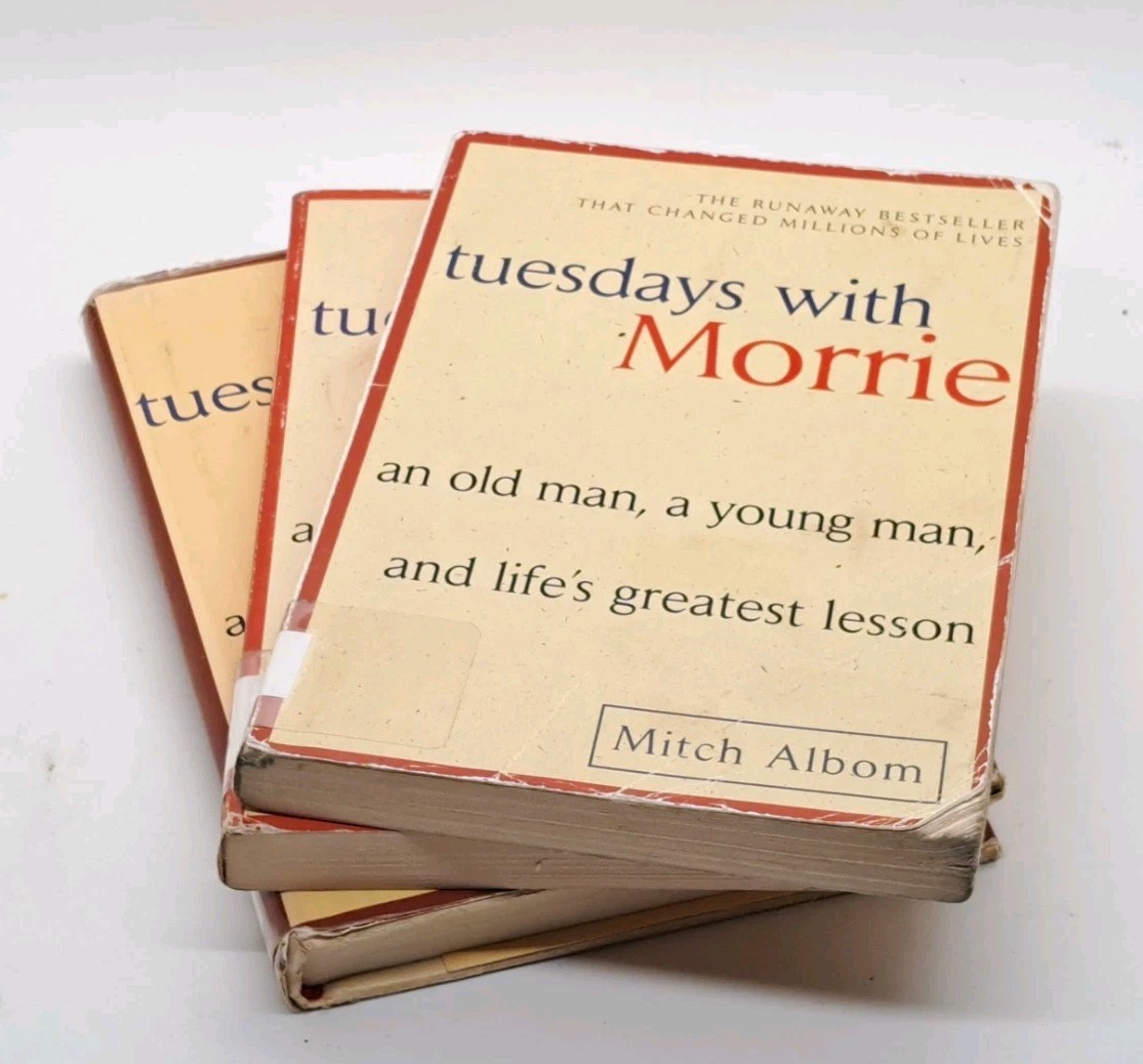 Tuesdays with Morrie LOT OF 3 – PB HC Mitch Albom Book Set