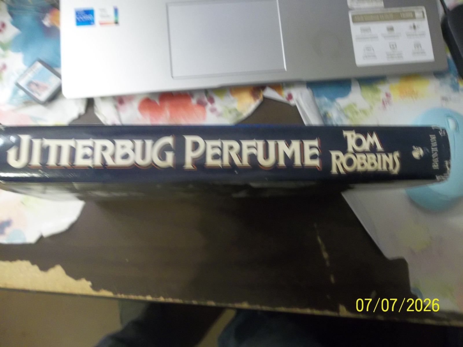 JITTERBUG PERFUME~by TOM ROBBINS~1984 VG/C 1st ED. HARDCOVER BOOK~W/DUST COVER