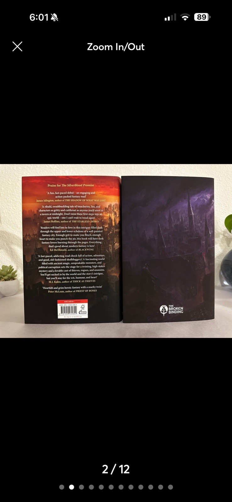 The Broken Binding – Silverblood Promise and Blackfire Blade by James Logan