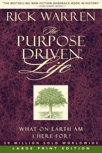 The Purpose-Driven Life: What on Earth Am- paperback, 9780310255253, Rick Warren