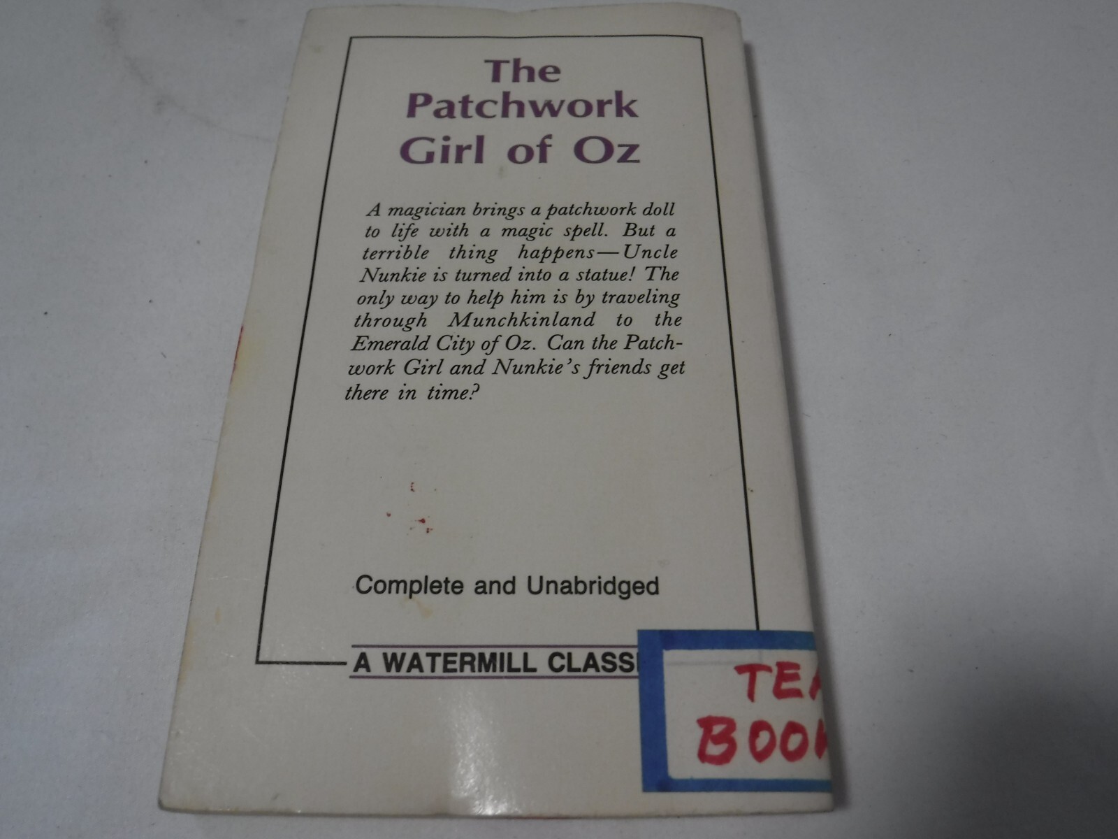 Wizard of Oz – Watermill Classic Vintage Lot Of 6 by L. Frank Baum Witch Dorothy