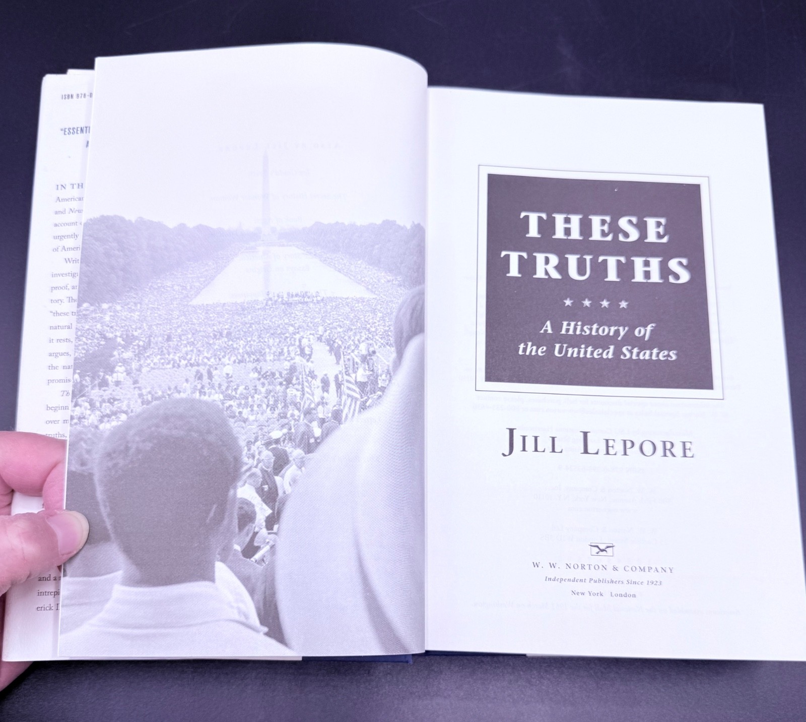 These Truths: A History of the United States by Jill Lepore HC DJ 2018 1st Ed.