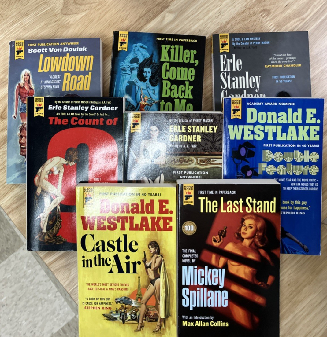 Hard Case Crime Noir Gardner Westlake Bradbury Spillane (Lot of 11 PBKs)