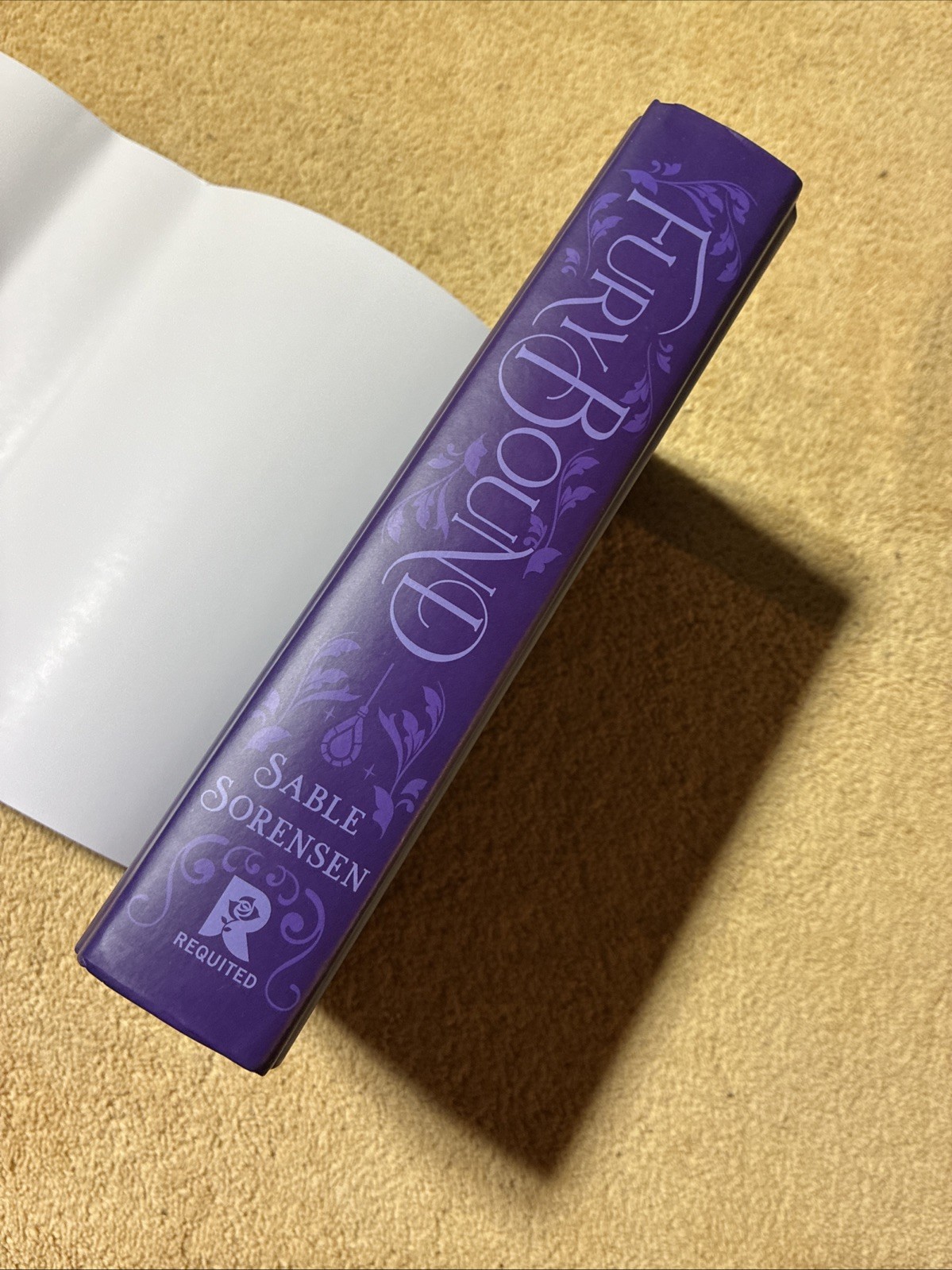 Fury Bound by Sable Sorensen 1st Edition (Target Exclusive Edition) Sprayed Edge