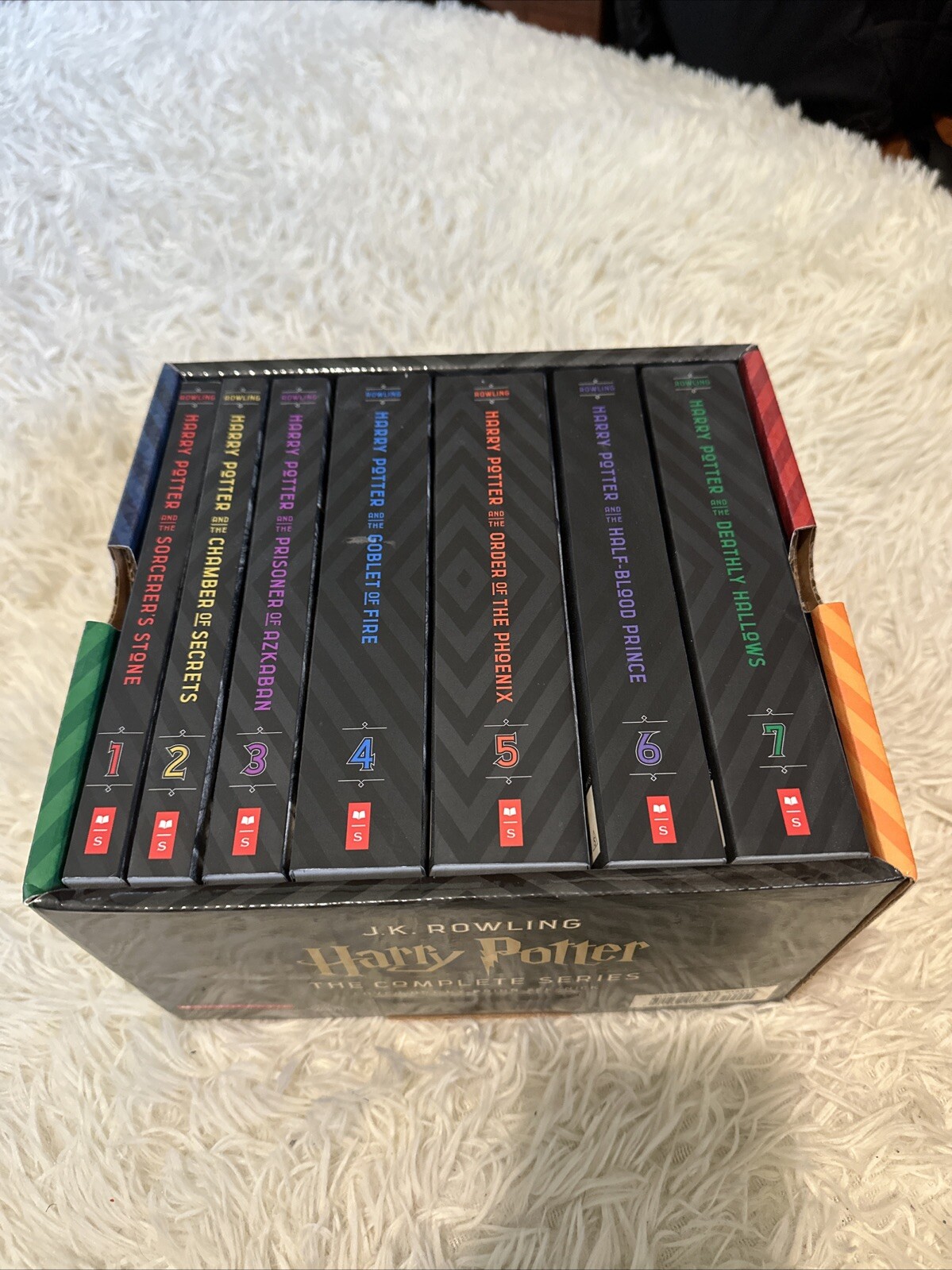 Harry Potter Ser.: Harry Potter Paperback Boxset #1-7 by J. K. Rowling (2009,…