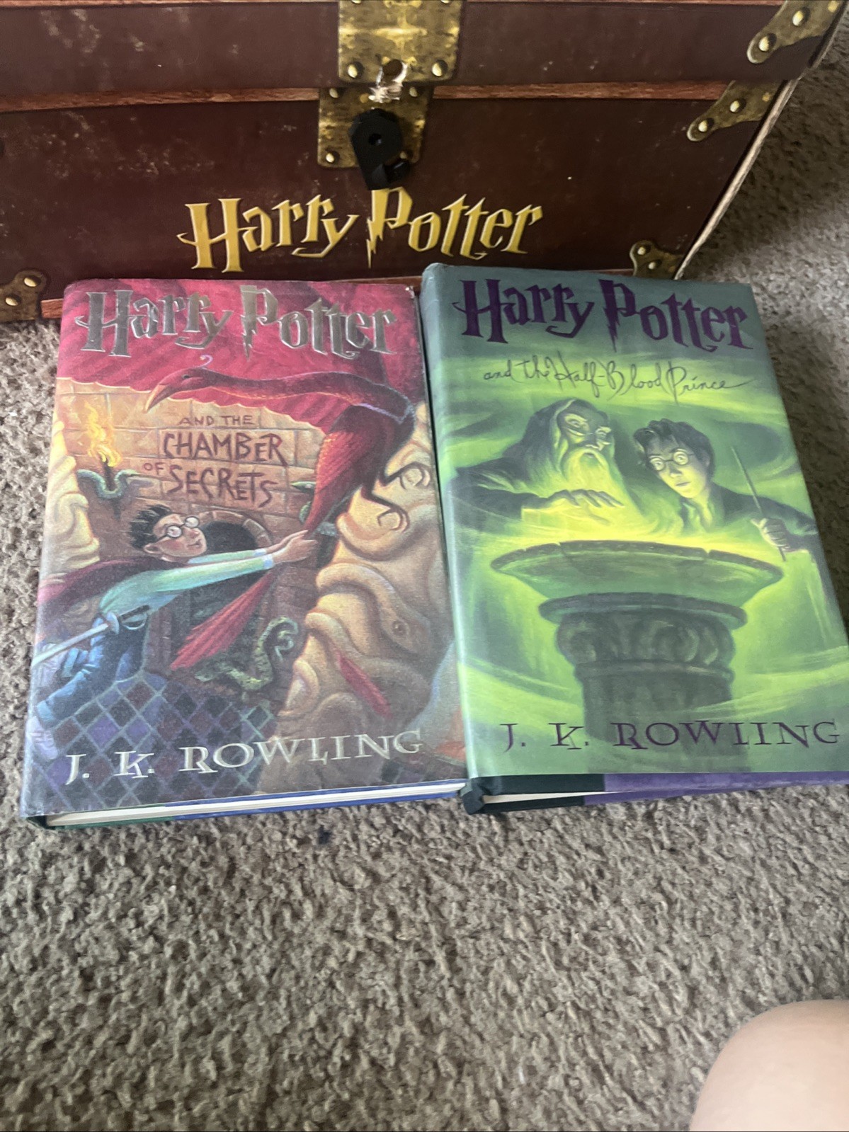 Harry Potter Boxed Set Hardcover Books 1-7 in Trunk Chest Limited Edition READ