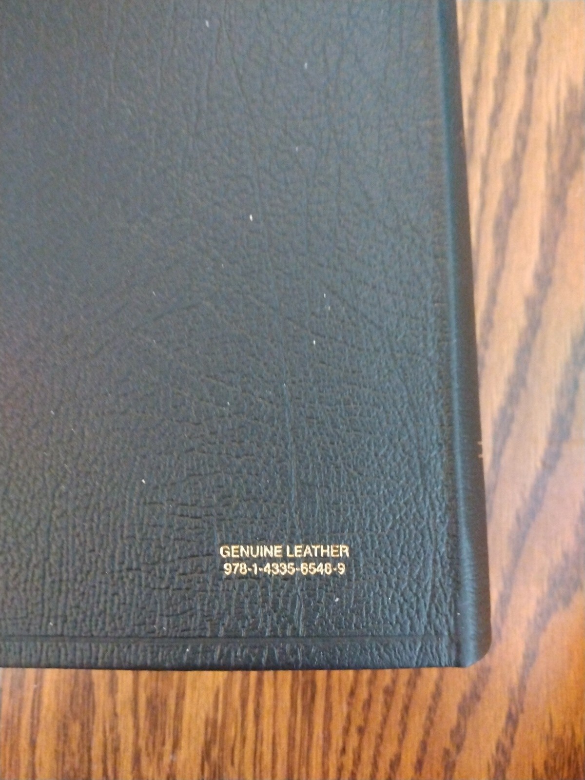 ESV SUPER GIANT Print Bible Black genuine leather ©2001~ 17 point font