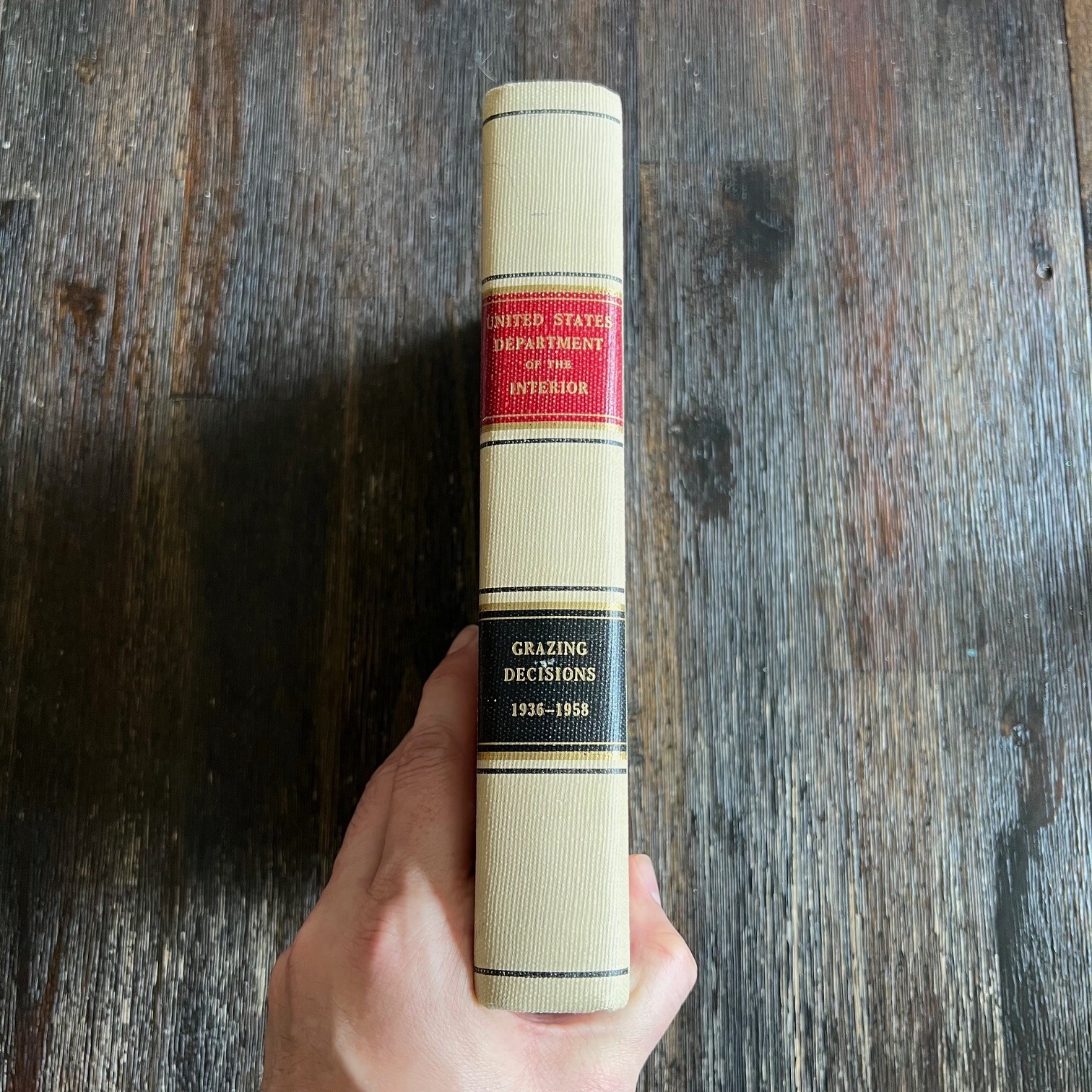 VTG Department of the Interior Grazing Decisions 1936-1958 Hardcover Book READ