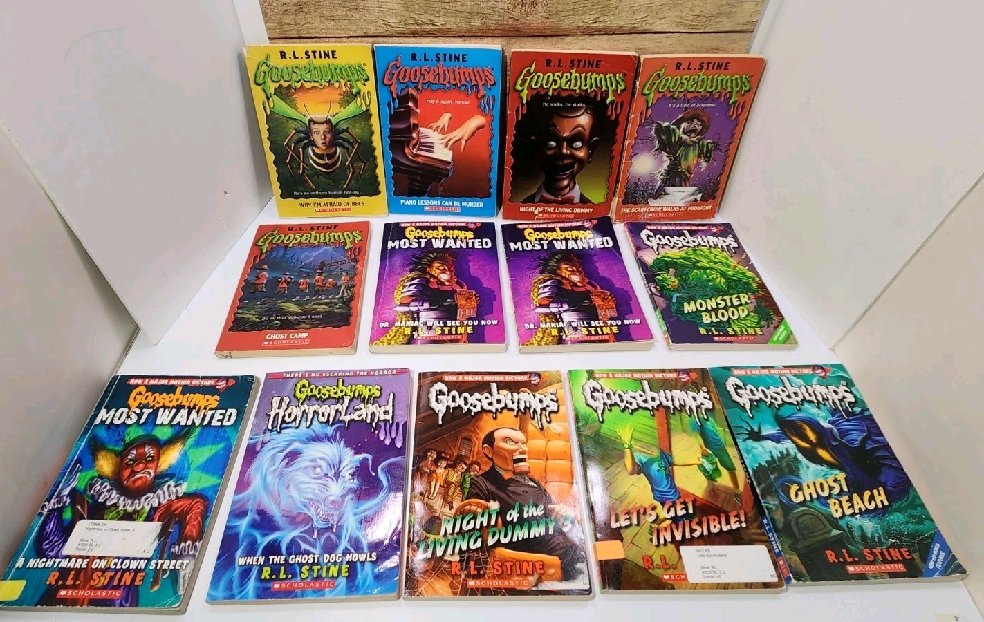 Goosebumps Books R.L. Stine Lot Of 45 Books Vintage 90s & 2000s See Description