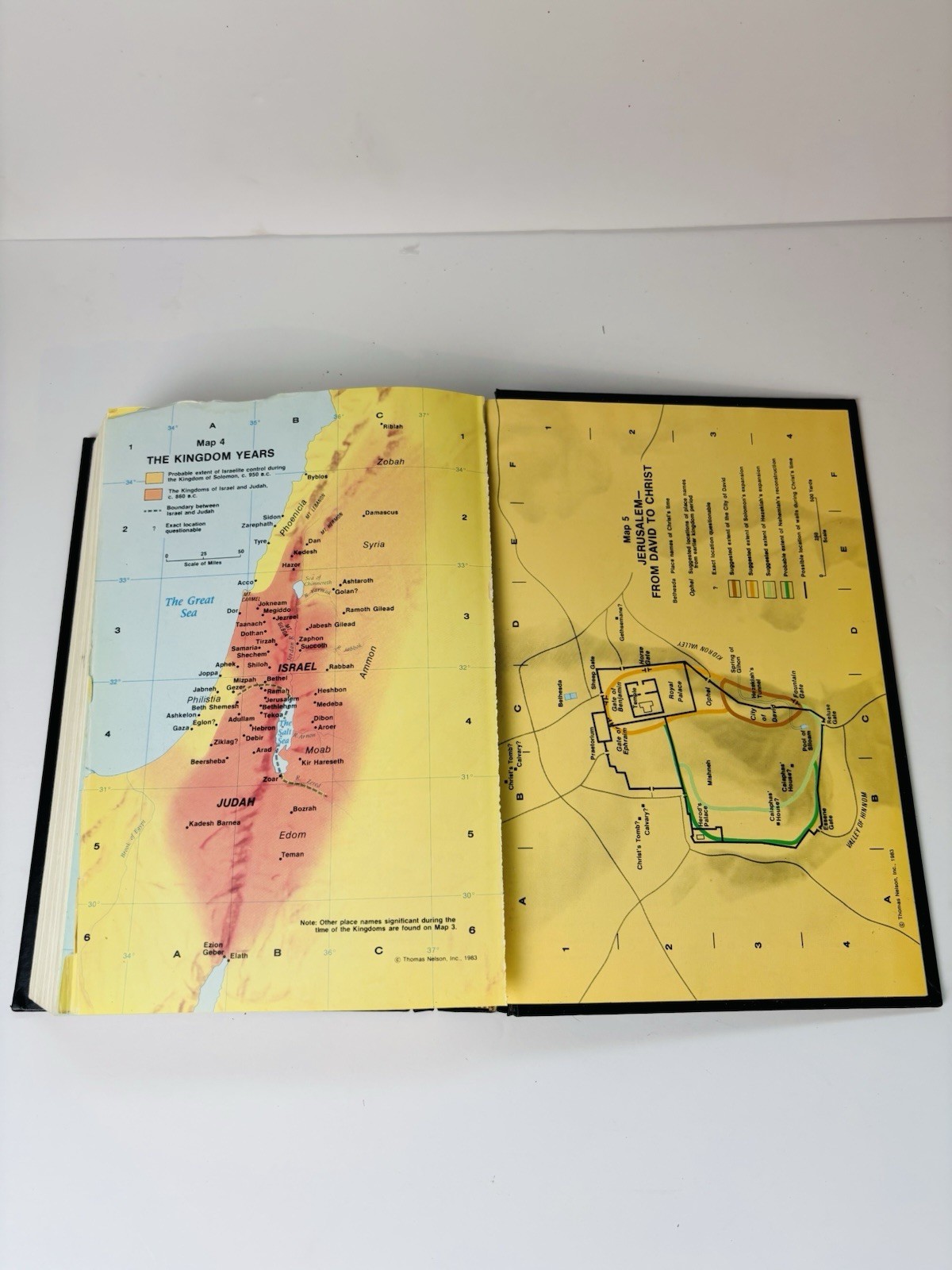 Prophecy Study Bible John Hagee NKJV 1997 Black Bonded Leather Marginalia Notes