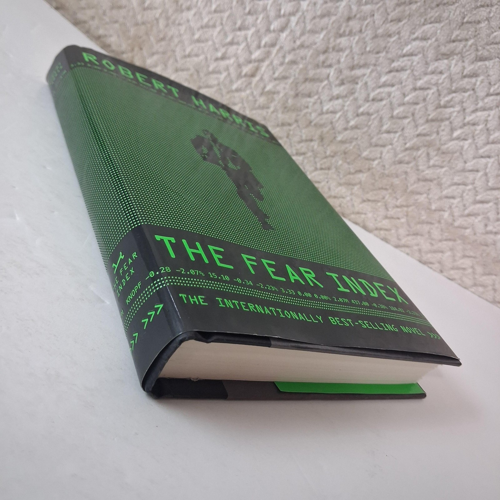The Fear Index Robert Harris Thriller Hardcover Black Alfred A. Knopf 2012
