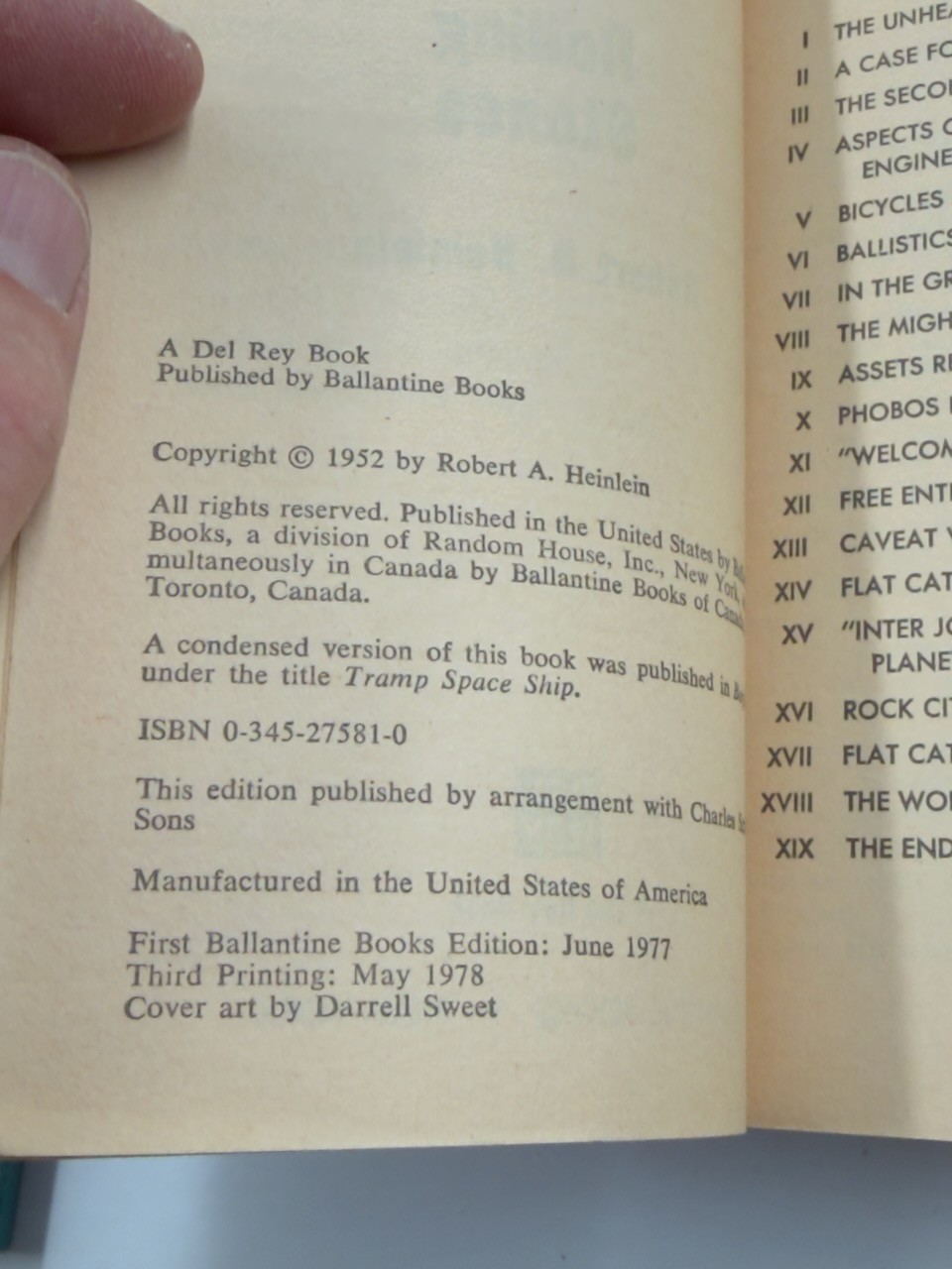 Robert Heinlein PB Del Rey Future Worlds of Box Set 4 Books, 1978