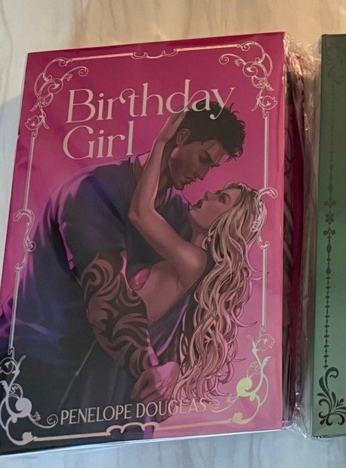 Penelope Douglas Birthday Girl Hardcover books for days crate