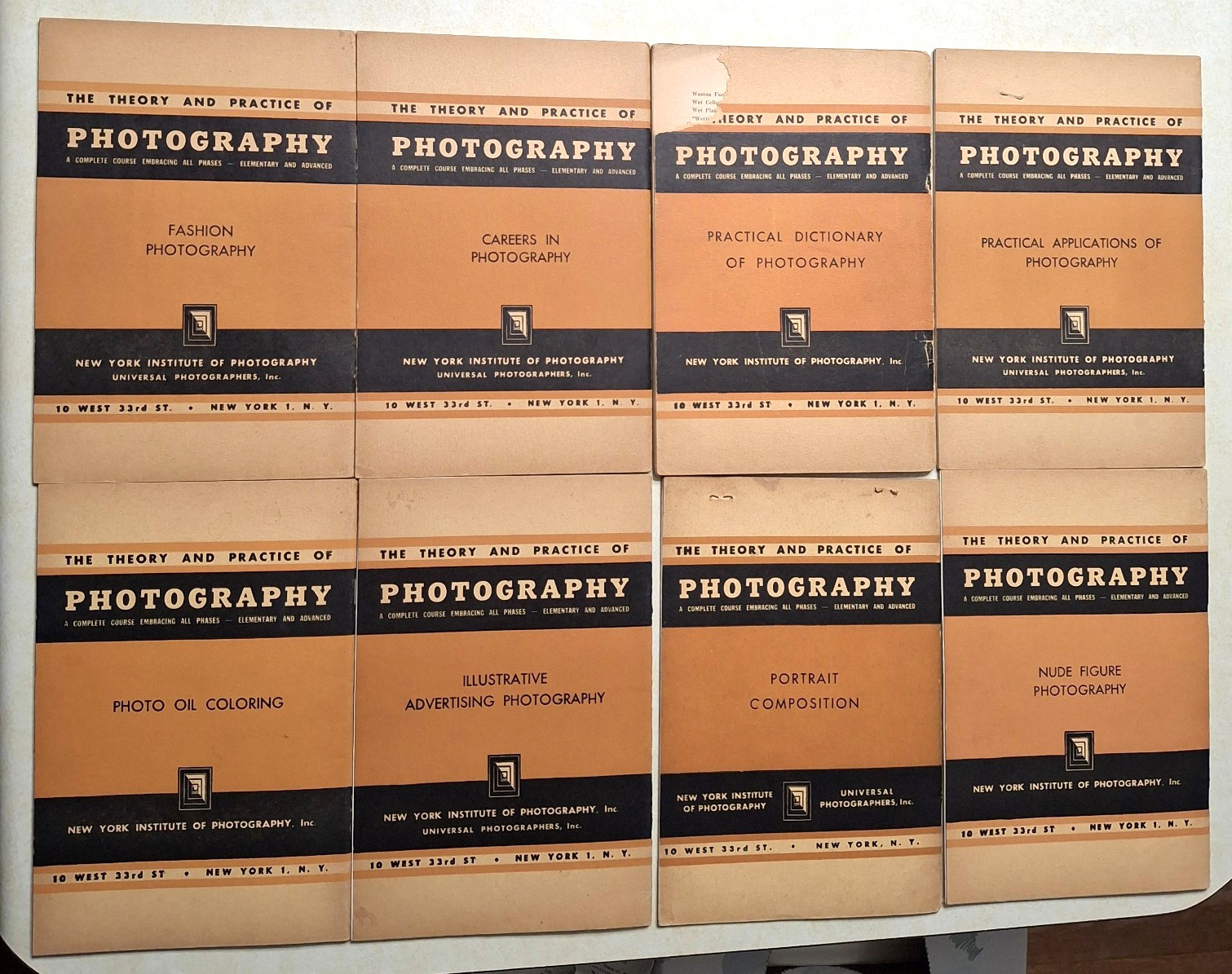 Theory and Practice of Photography Lot 35 Vintage Books 1950s NYI NY Institute