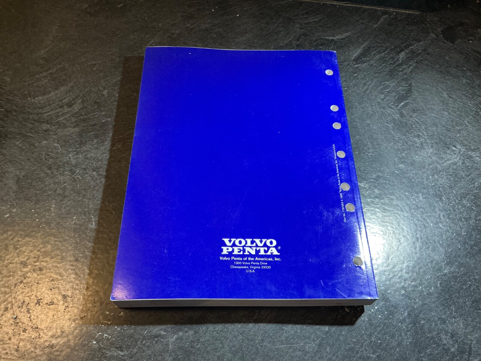 2000 Volvo Penta „EF“ 3.0L, 4.3L, 5.0L, 5.7L, 7.4L, 8.2L Engine Workshop Manual