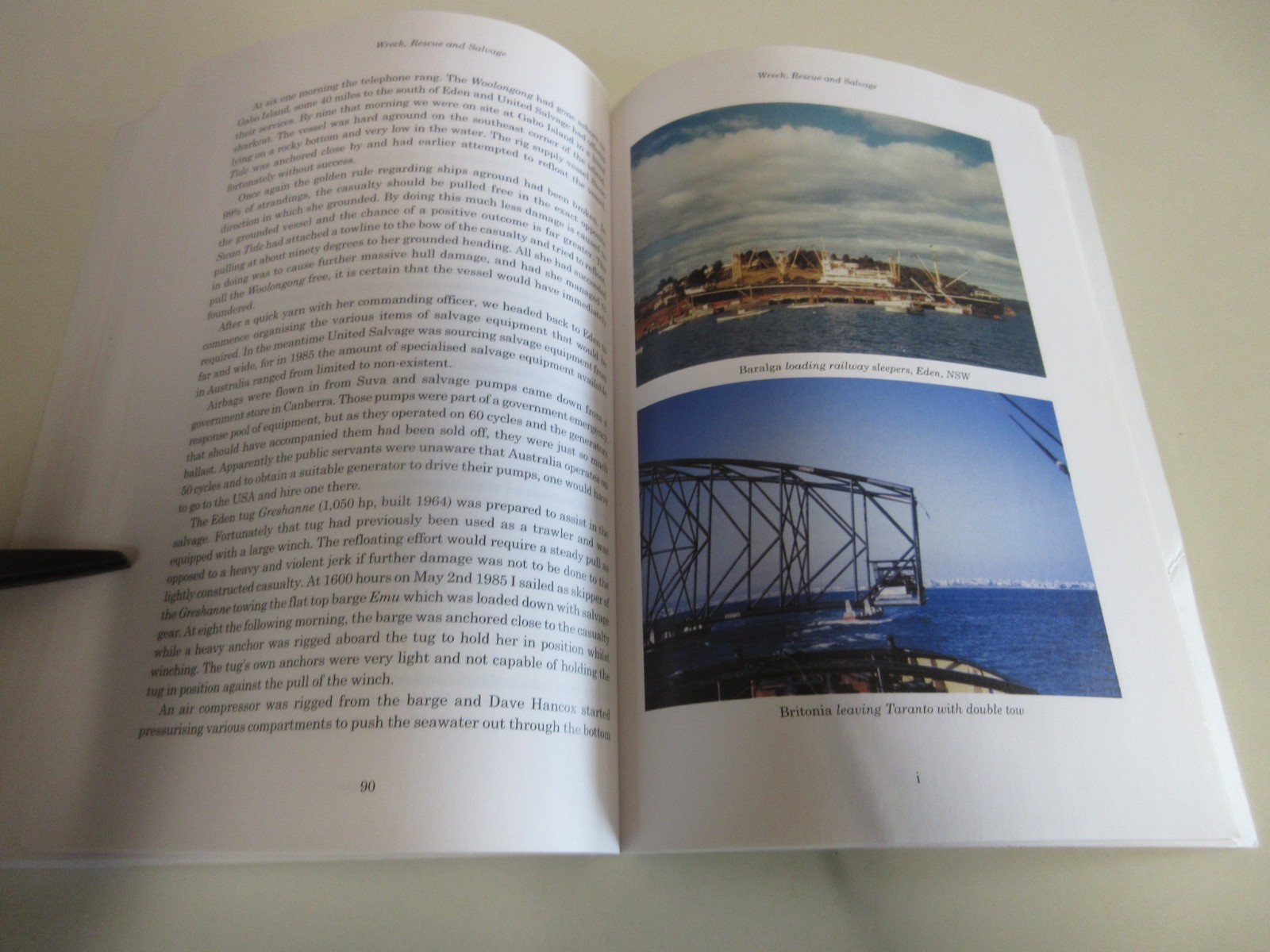 Wreck, Rescue and Salvage – Captain Dick Jolly – Shipwrecks – 154 Pages – 2007