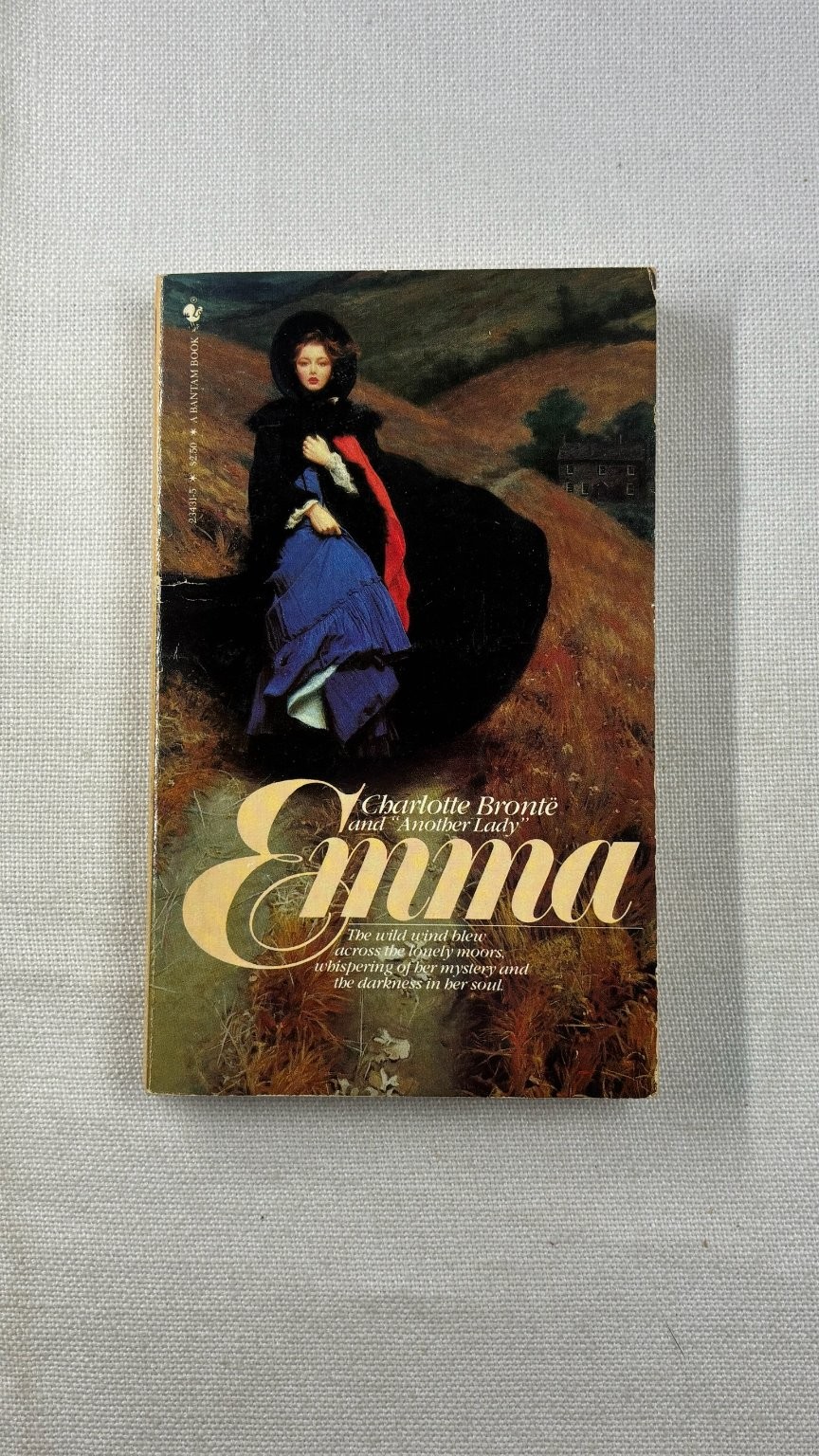 Emma Charlotte Brontë 1981 Bantam Edition Gothic Romance Classic Bantam Books