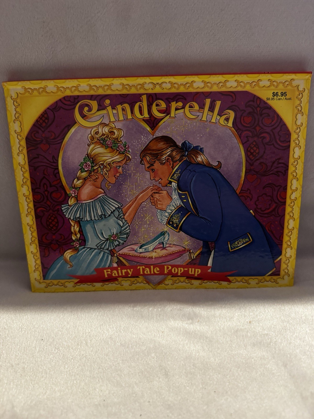 Vintage CINDERELLA FAIRY TALE POP UP Playmore Inc Waldman Publishing EUC