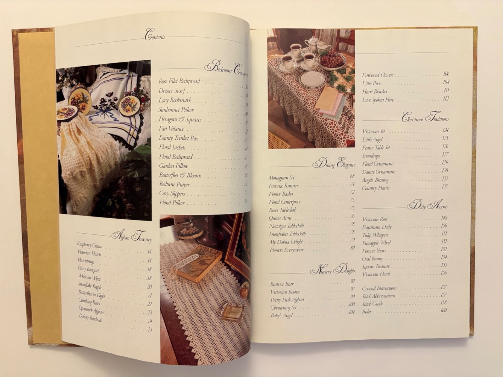 Grandmother’s Favorite Crochet HC House Of White Birches Vintage Pattern Book