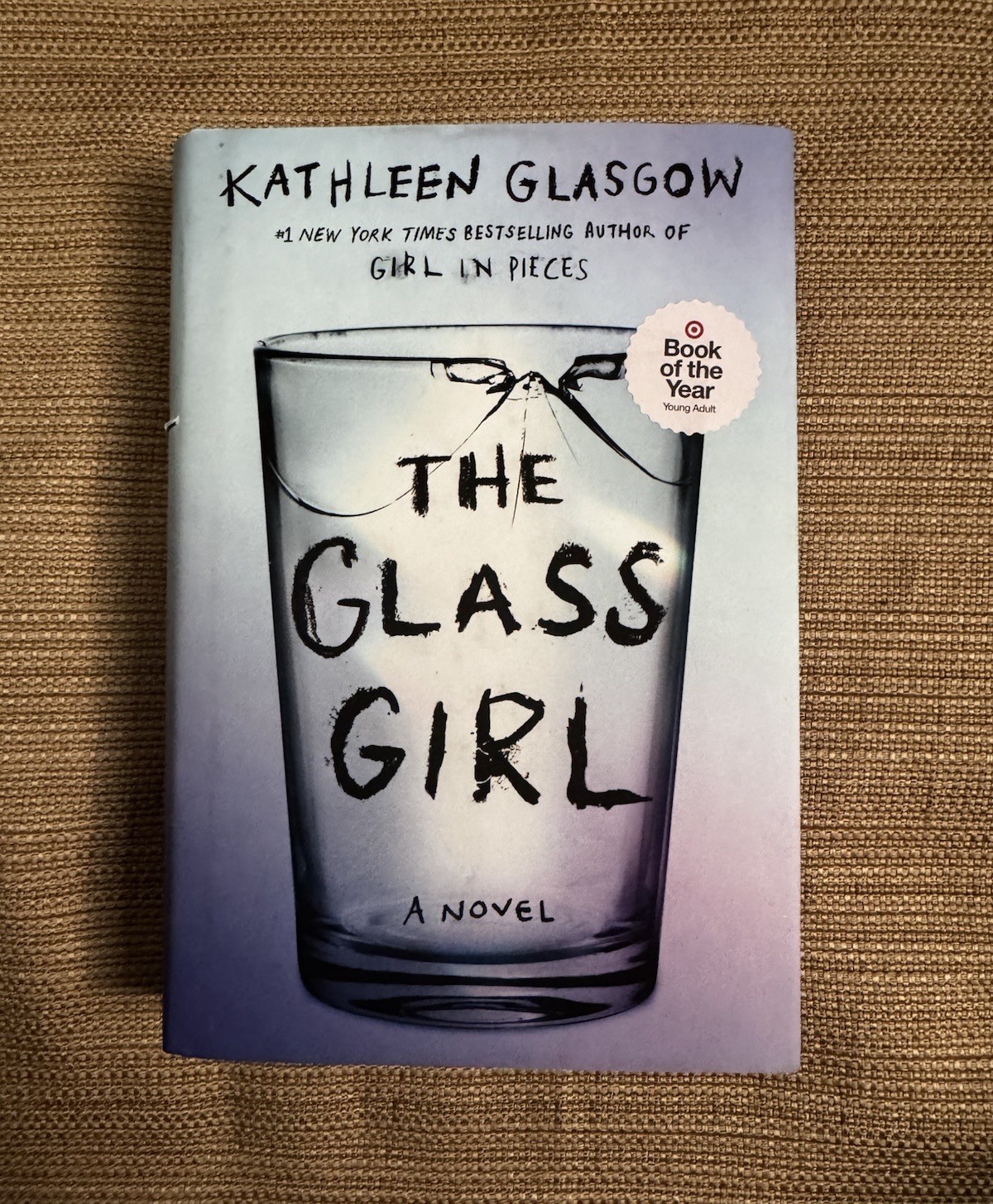 The Glass Girl by Kathleen Glasgow Hardcover Book W/ Sprayed Foredge IMPERFECT