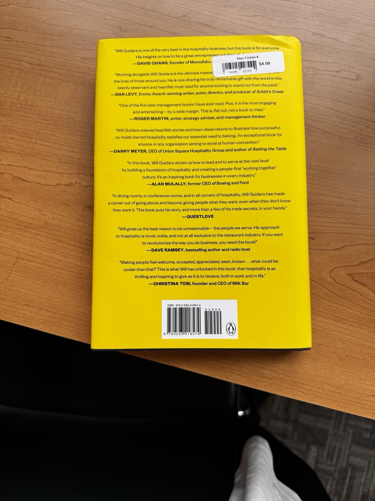 Will Guidara Unreasonable Hospitality (Hardback)