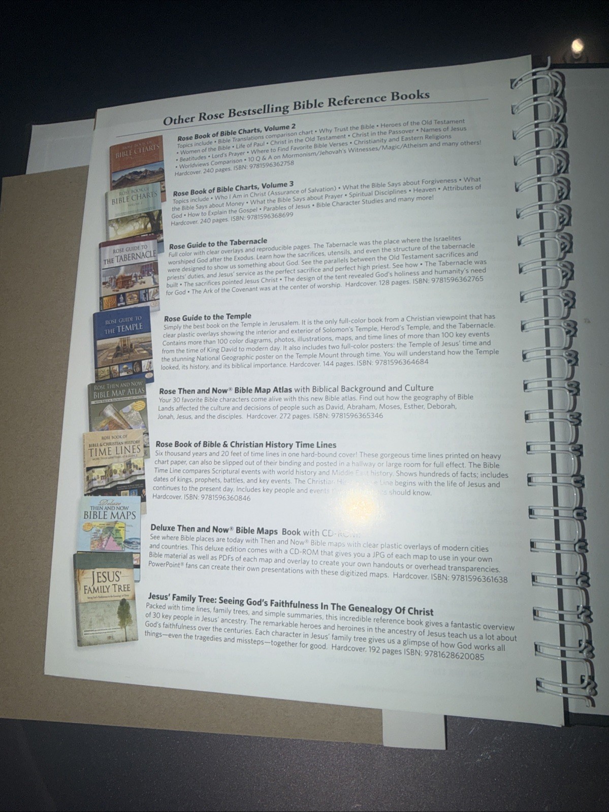Rose Book of Bible Charts, Maps, and Time Lines 10th Anniversary Edition
