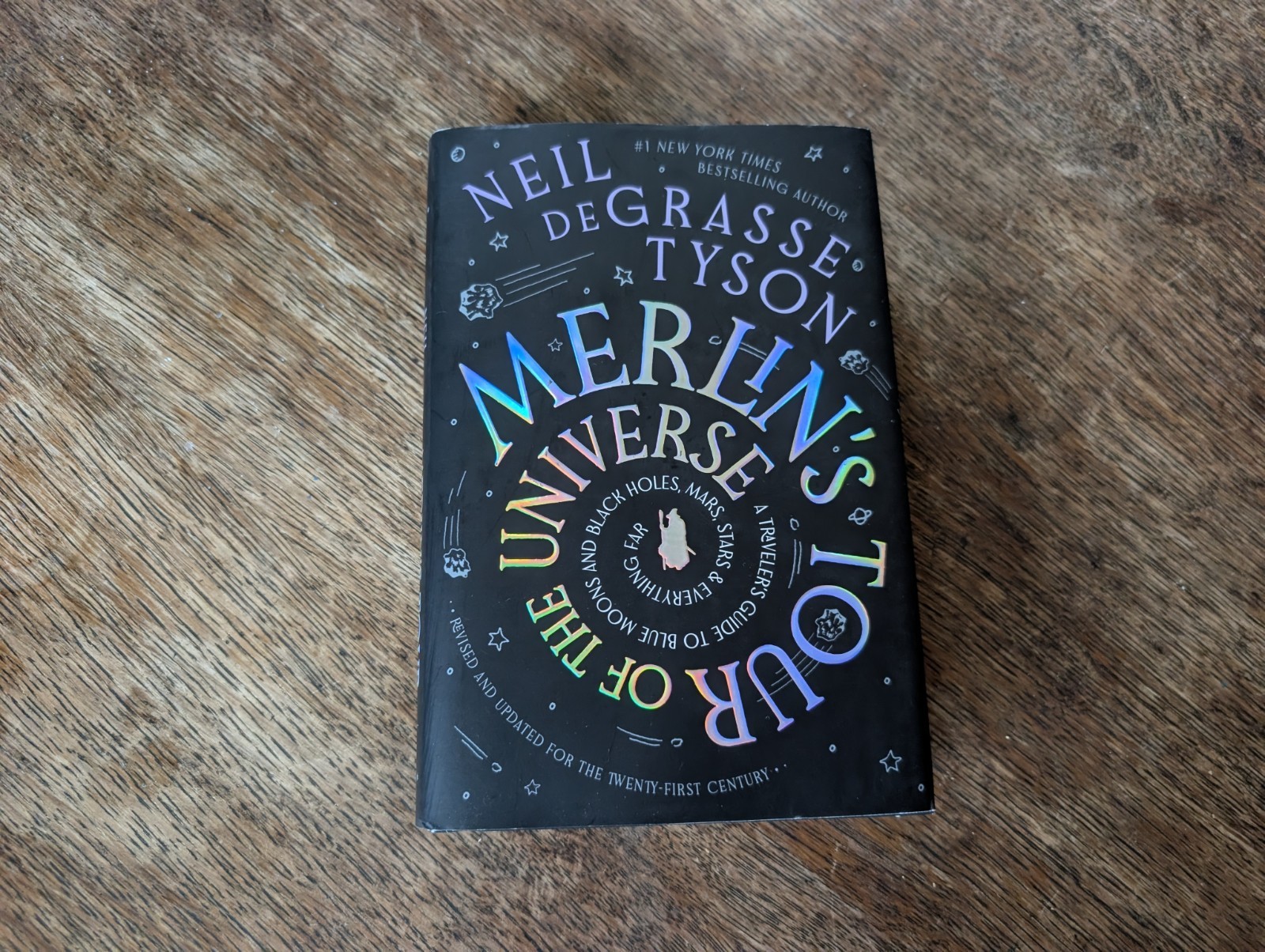 Neil deGrasse Tyson Signed „Merlin’s Tour of the Universe“ 2024 Hardcover Book