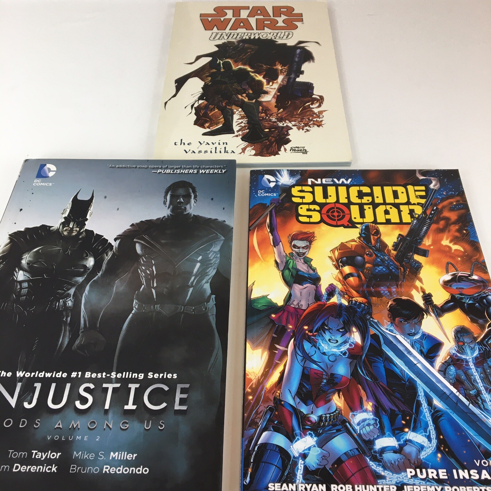 DC Comics New Suicide Squad Pure Insanity & Injustice Gods Among Us & StarWars