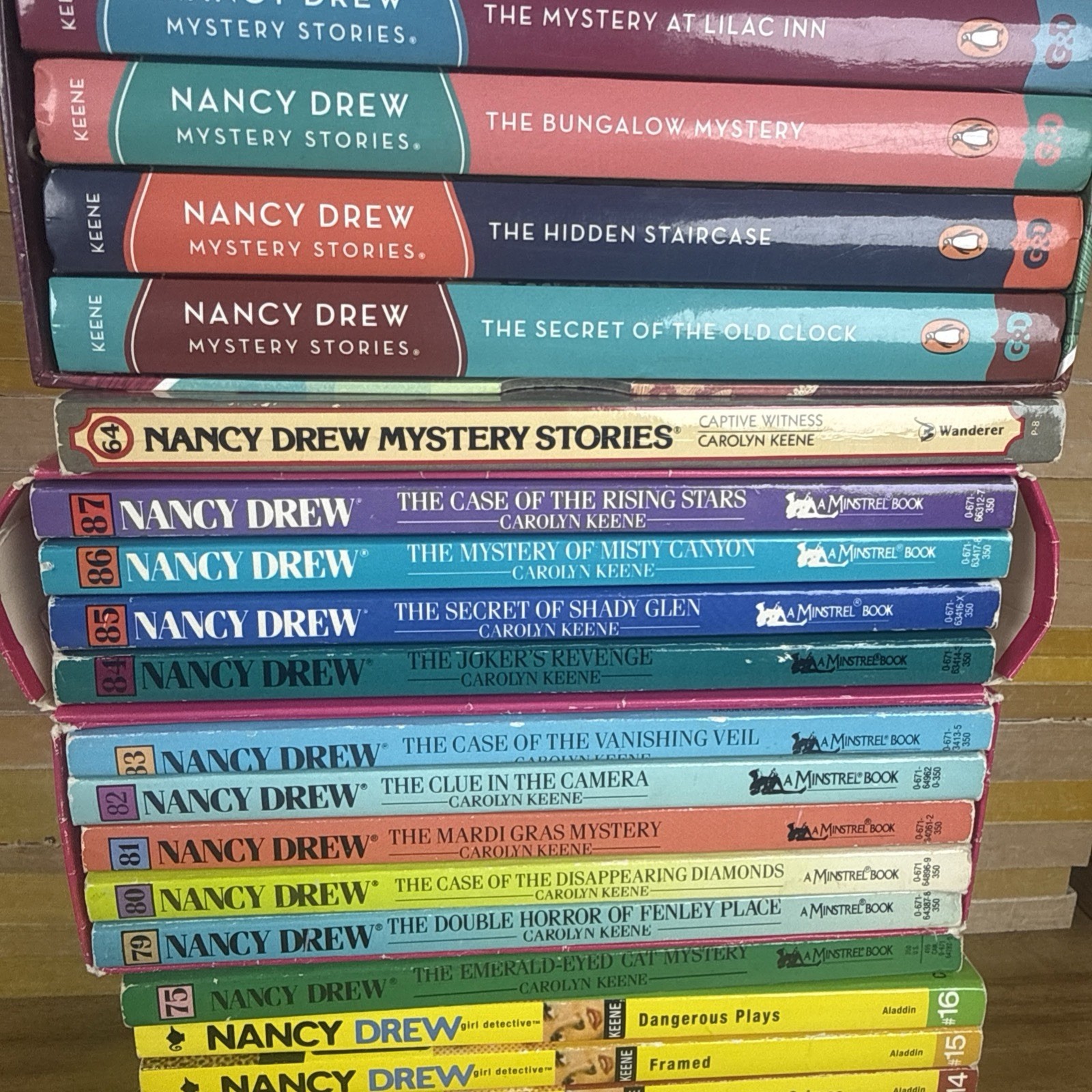 Lot Of 26 Nancy Drew Clue Crew And Other Mixed Seires By Carolyn Keene