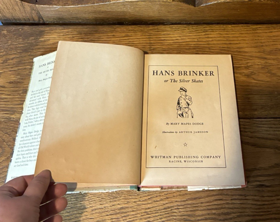 Hans Brinker or The Silver Skates by Mary Maples Dodge – 1945 Whitman Publishing