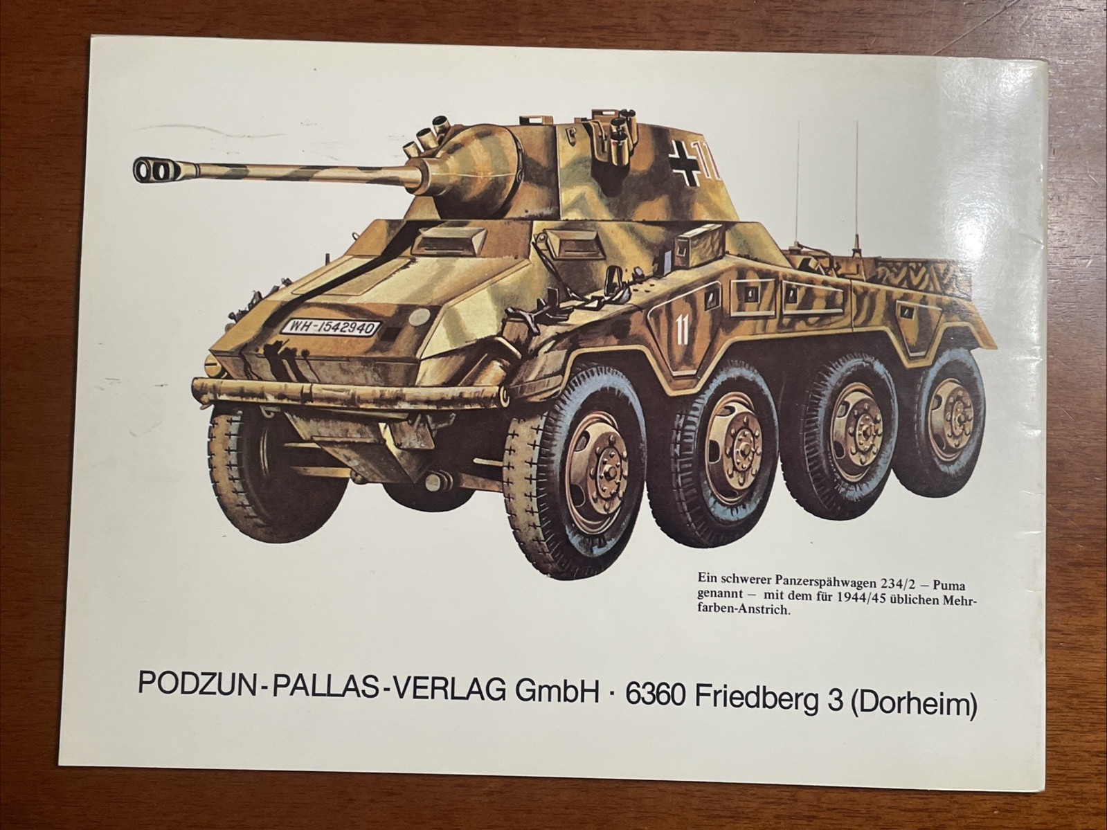 Puma SdKfz 254 – Waffen Arsenal Book #96, 48 pages, B&W
