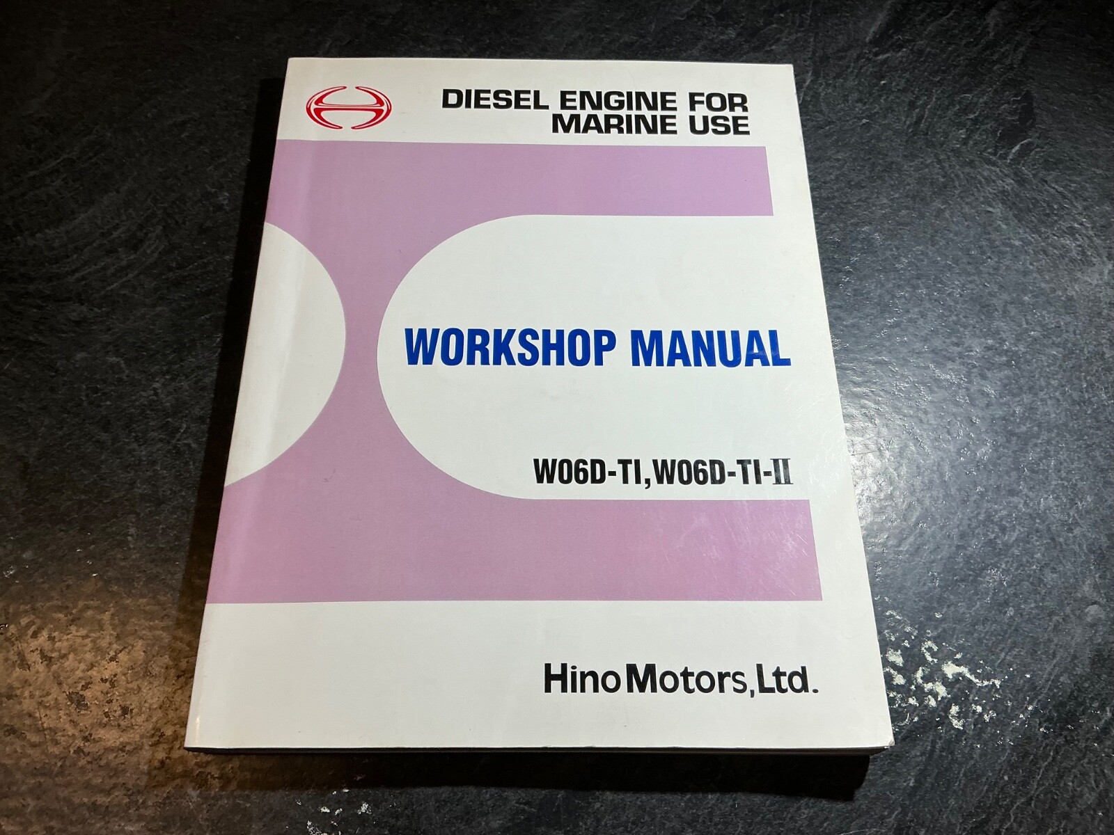 Hino W06D-TI & W06D-TI-II Marine Diesel Engine Service Manual 5.7L 6 Cylinder