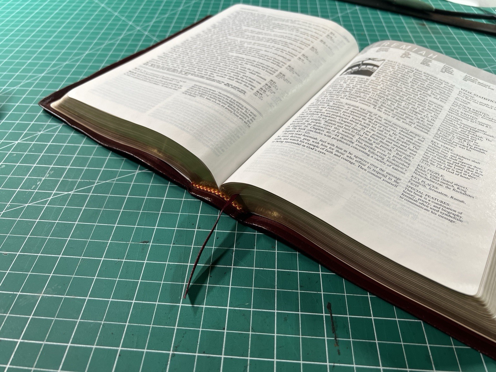 KJV Life Application Genuine Leather Edge Lined Bible