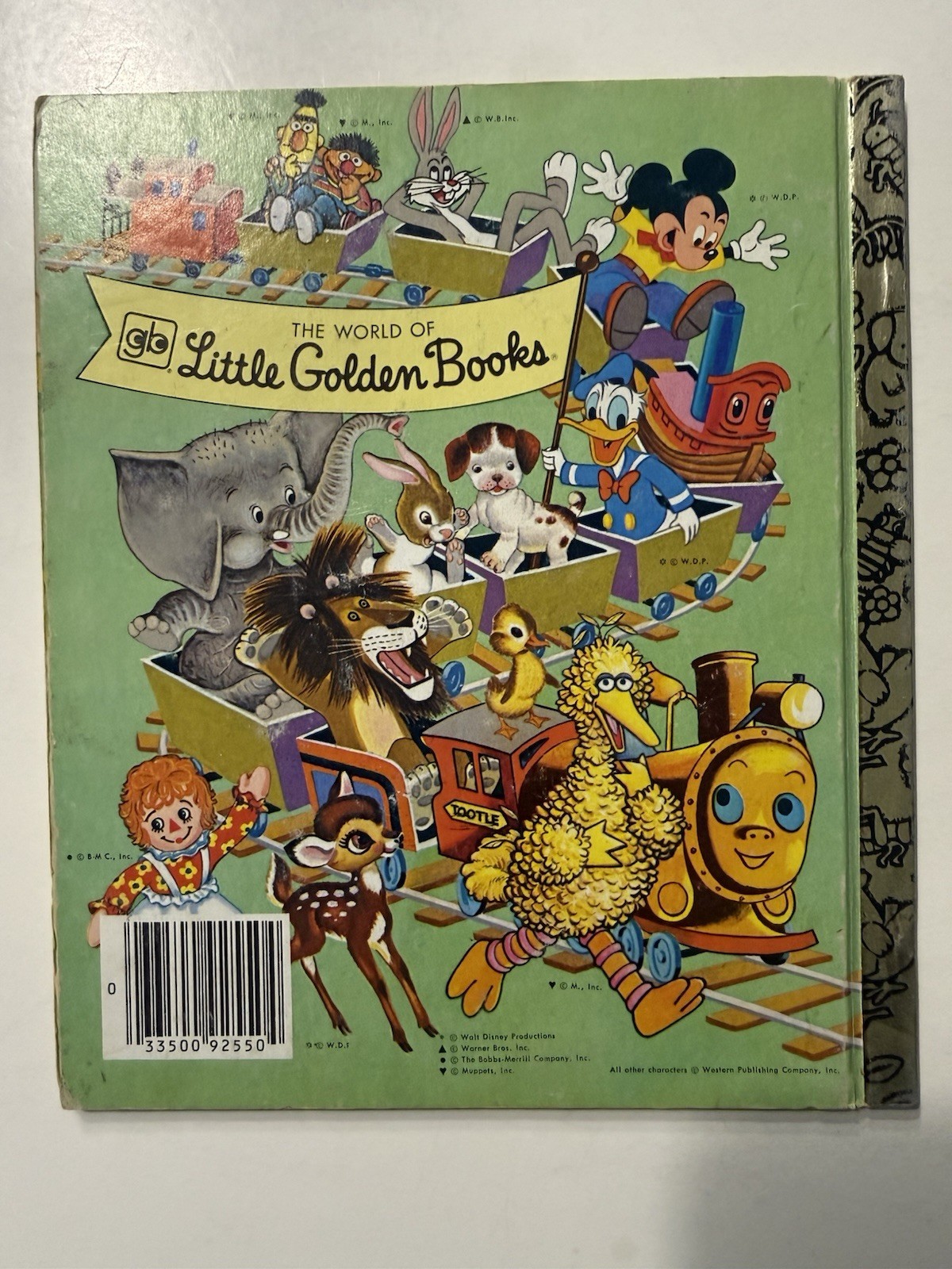 Walt Disney Mickey Mouse Best-Neighbor Contest Little Golden Book 1980 VTG