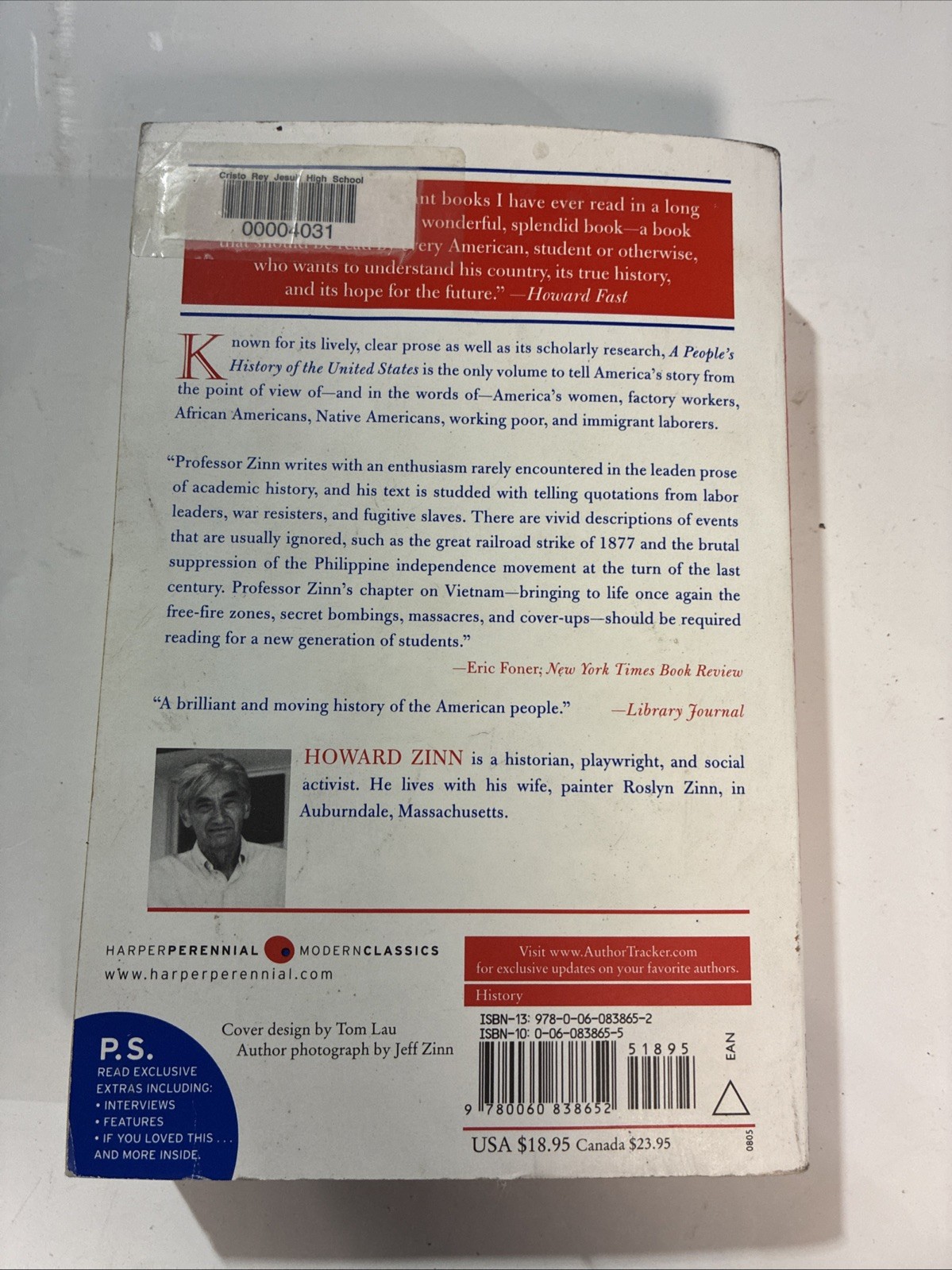 People’s History of the United States by Howard Zinn (2005, Trade Paperback)