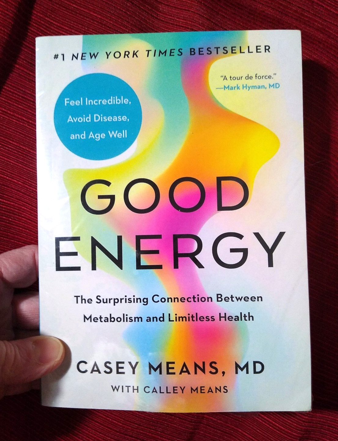 Good Energy by Dr. Casey Means NEW, Shrink-wrapped, Paperback