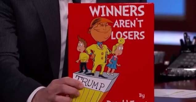 „Hardcover“ Winners Aren’t Losers Children’s Book Donald Trump Jimmy Kimmel Maga