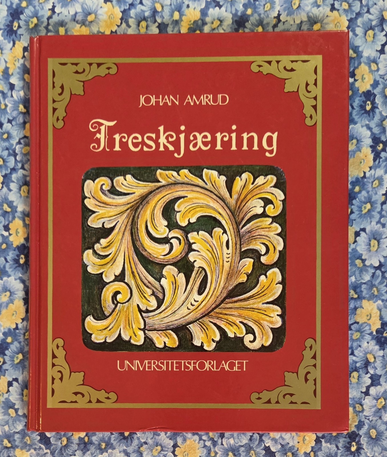 Woodcarving, Treskjaering, Johan Amrud, 1998, HC, Norwegian Edition