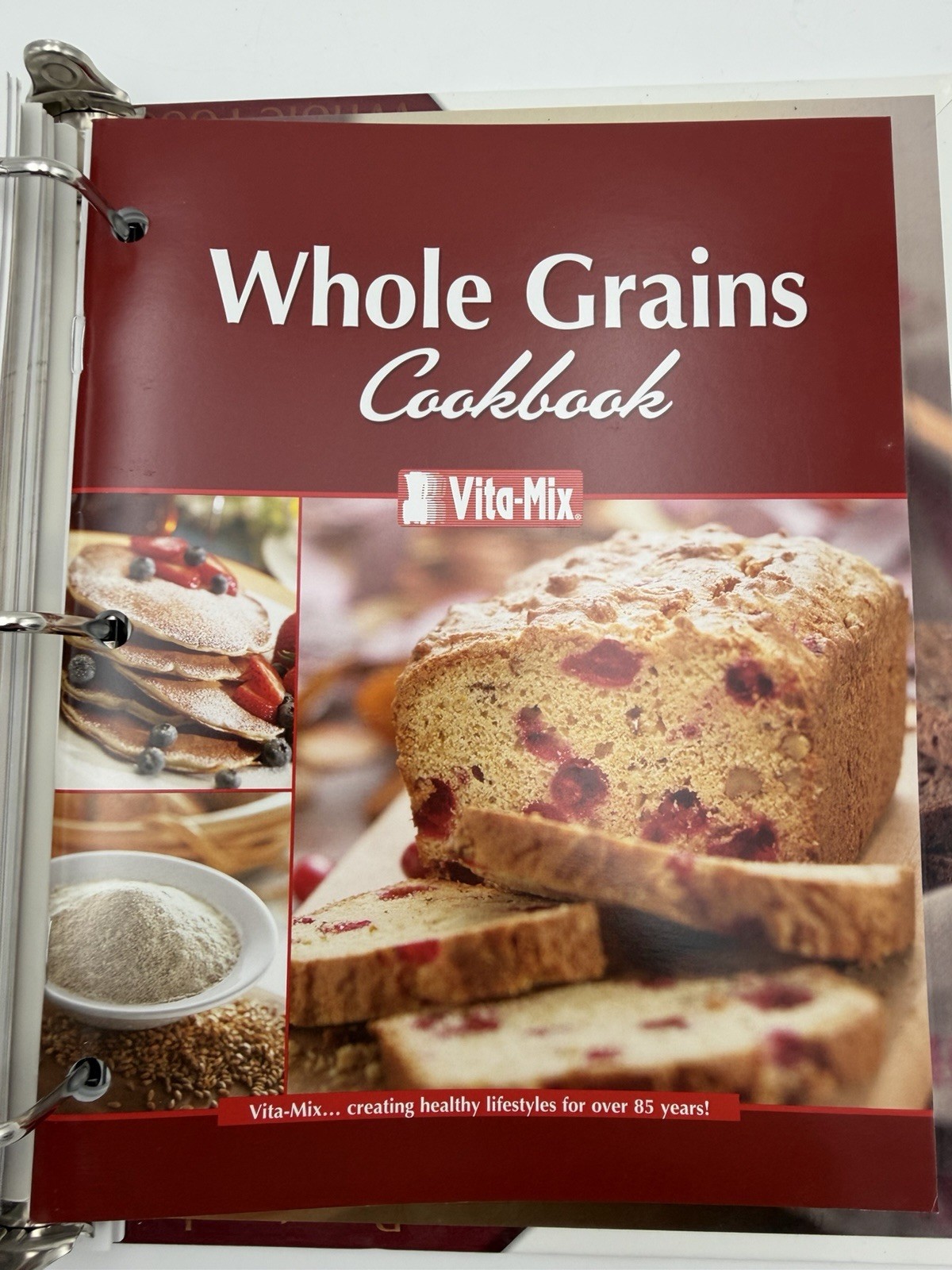 Vita Mix Whole Food Recipes Cookbook Smoothies Soups Dips Breads Breakfast #B47