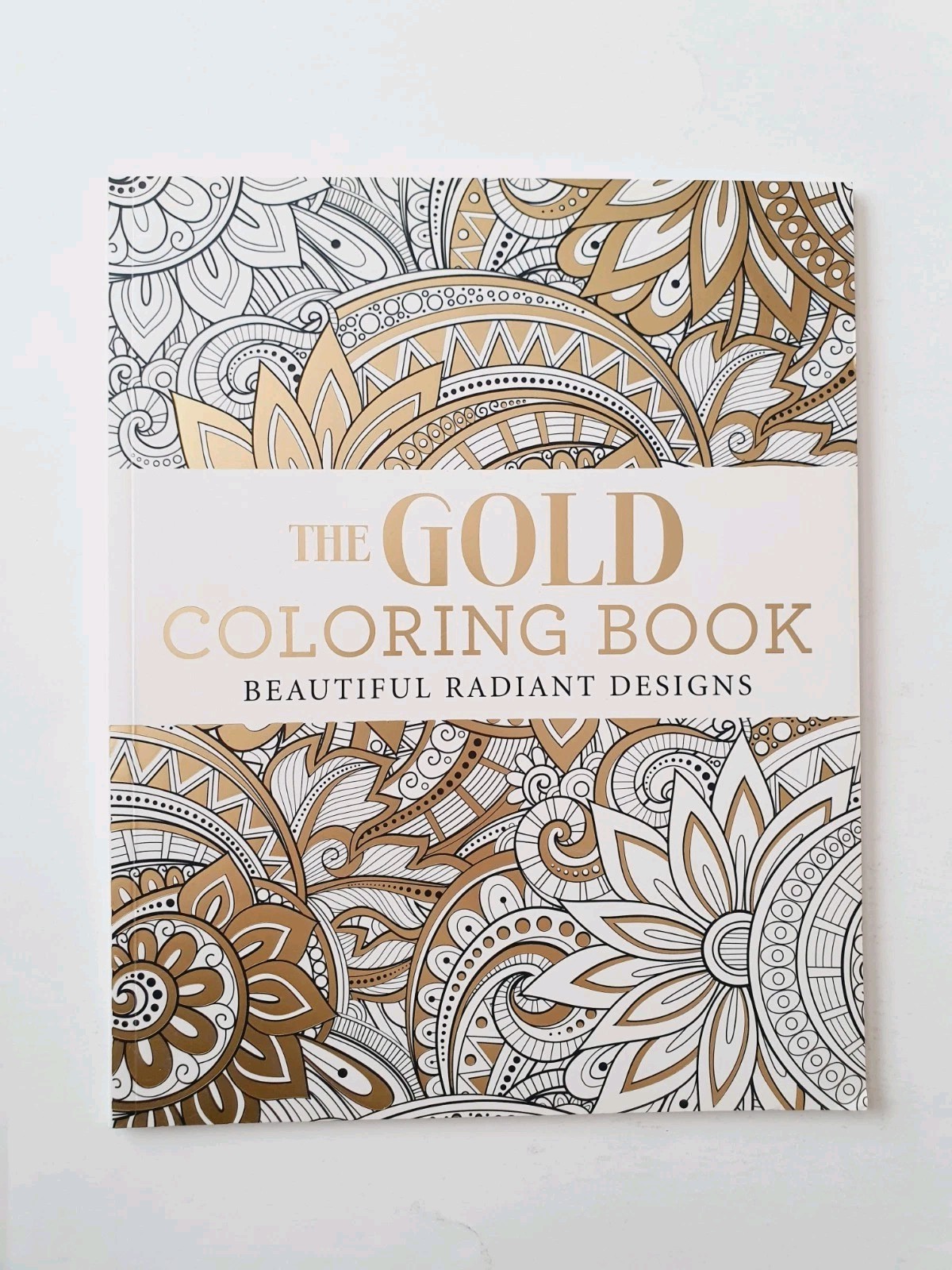 The Gold Coloring Book Beautiful Radiant Designs by Arcturus Publishing
