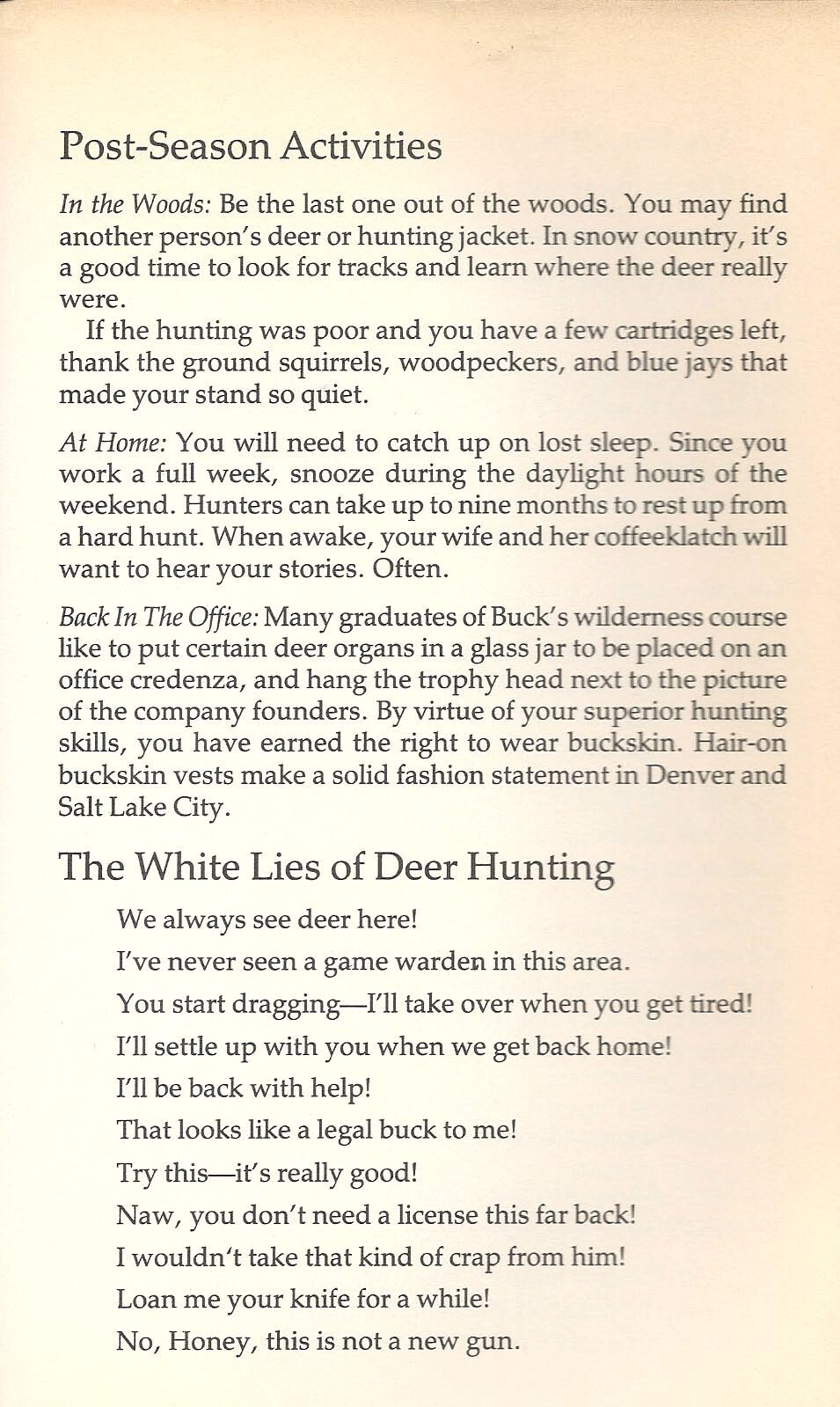 Buck Peterson’s Complete Guide to Deer Hunting Paperback 154 Pages