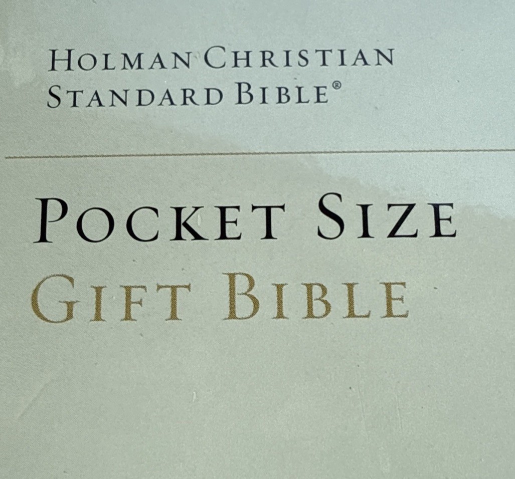 Holman HCSB Pocket Size Holy Bible Gift Edition Red Letter Compact SEALED NEW