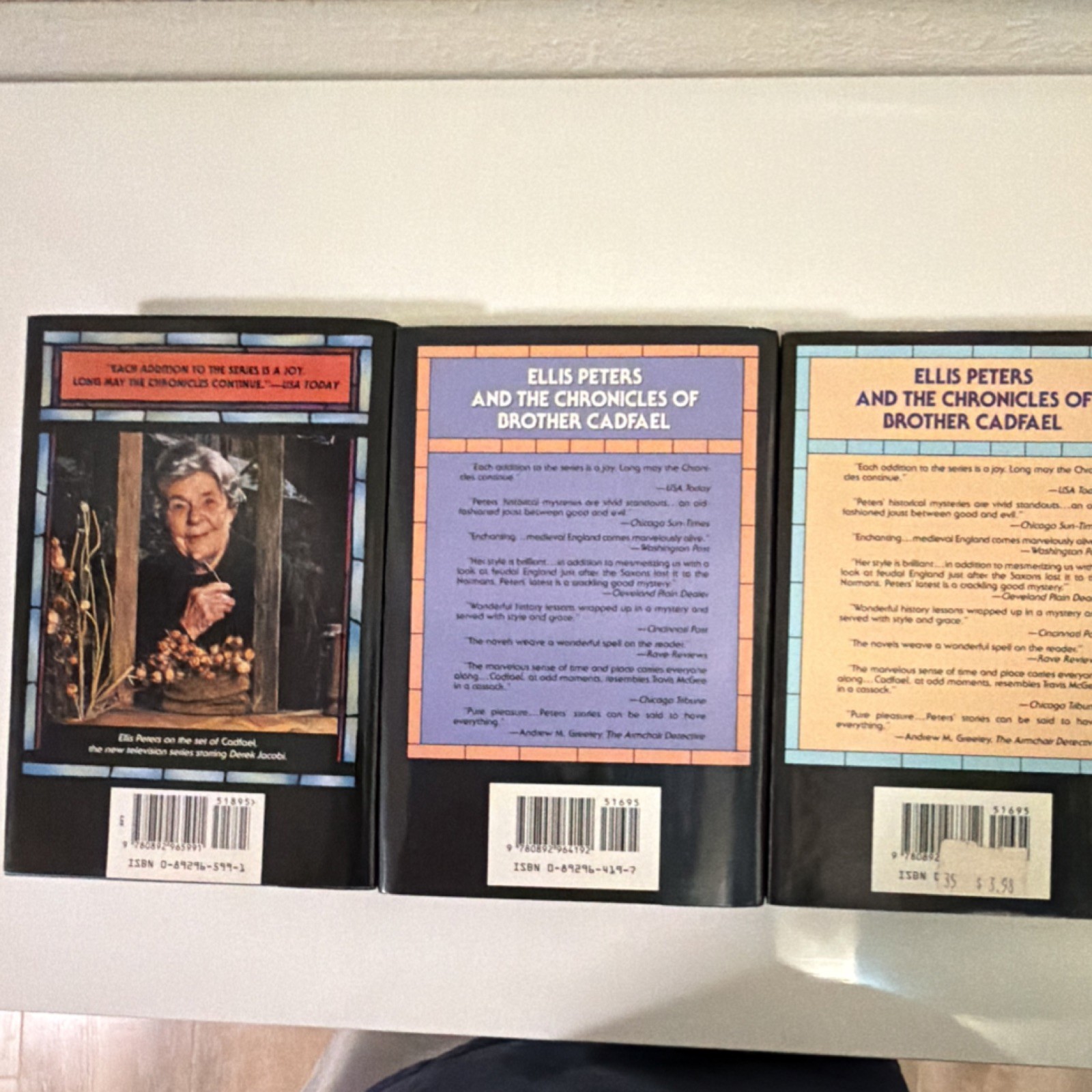 Ellis Peters Brother Cadfael Lot 3 HC 1st Printing DJ 1994 Penance/Potter