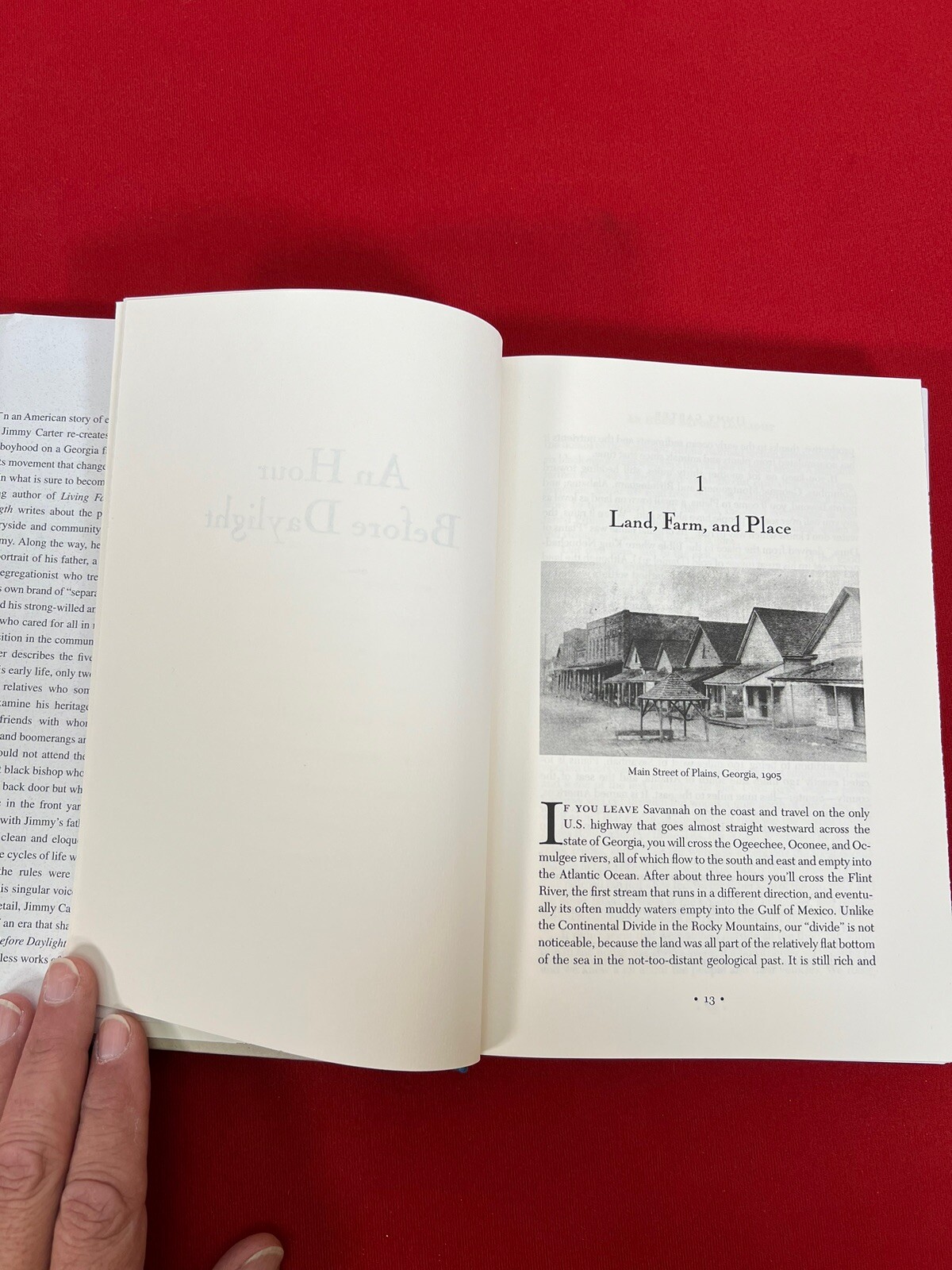 Jimmy Carter SIGNED ‚An Hour Before Daylight: Memories of a Rural Boyhood‘ 2001