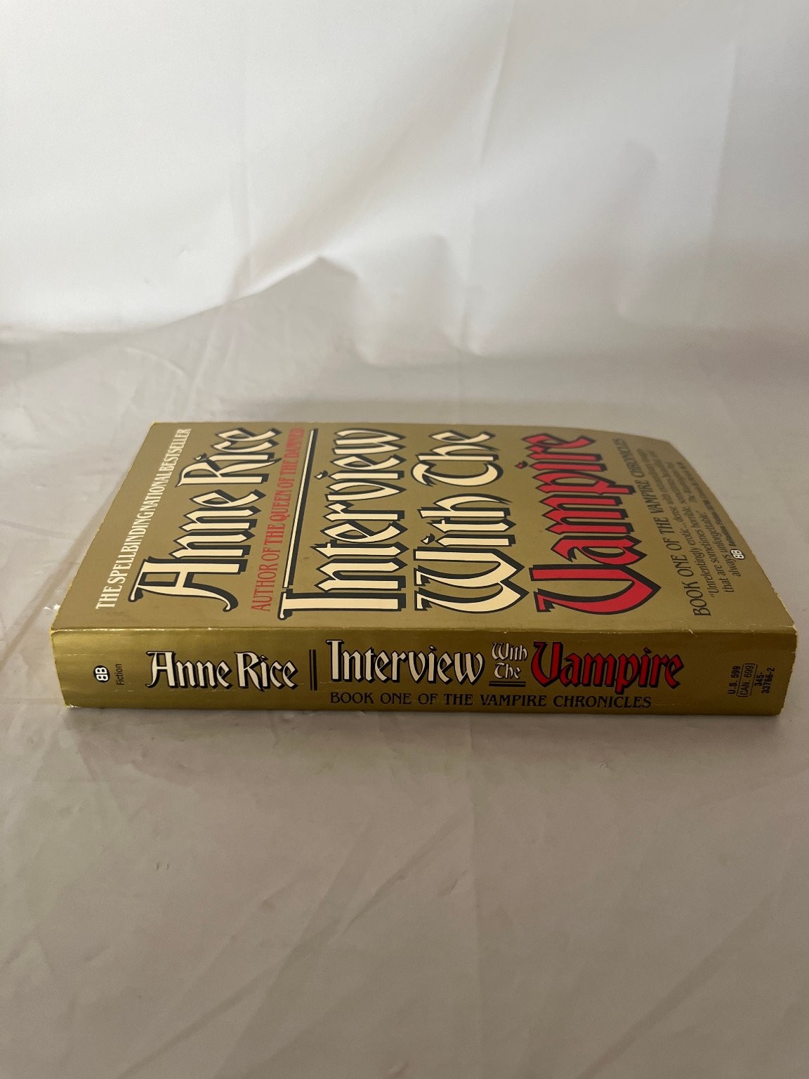 Interview With The Vampire Anne Rice 1989 Paperback The Vampire Chronicles