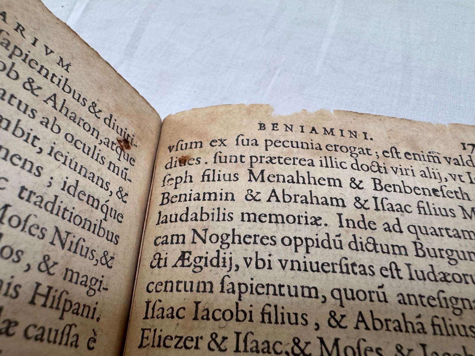 Itinerarium Beniamini Tudelensis 1575 Christopher Plantin Judaica Travel Antwerp